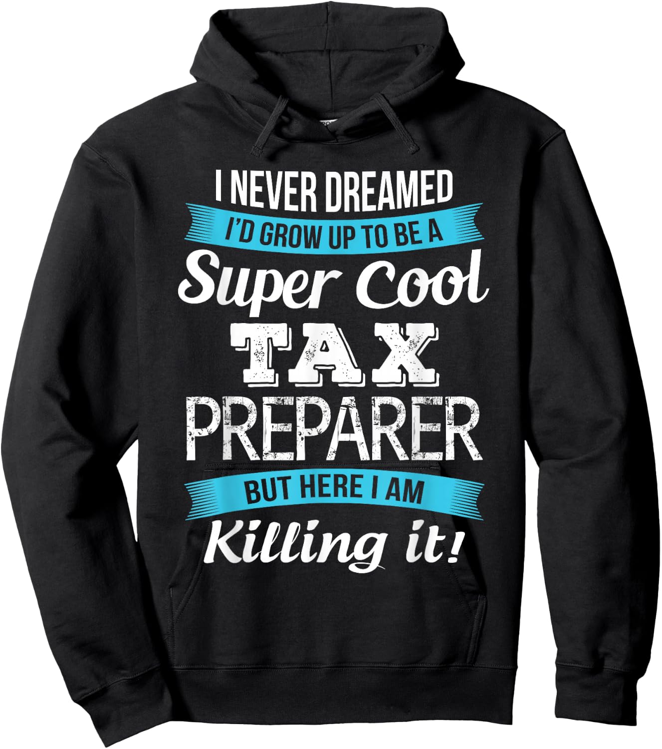 Funny Tax Preparer Gift Hoodie - Hoodie | Black