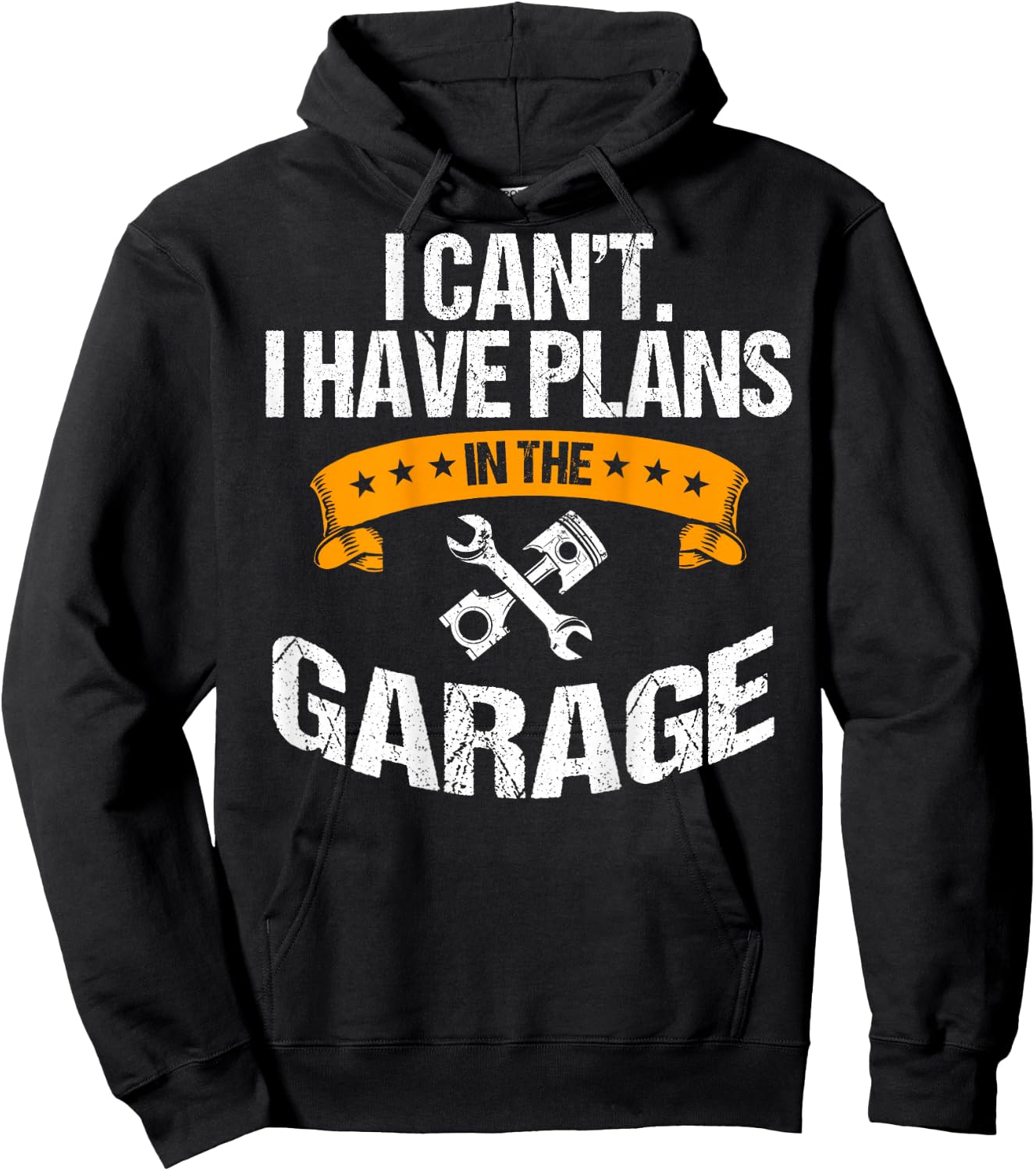 Diesel Mechanic Design On Back Of Clothing Hoodie - Hoodie | Black