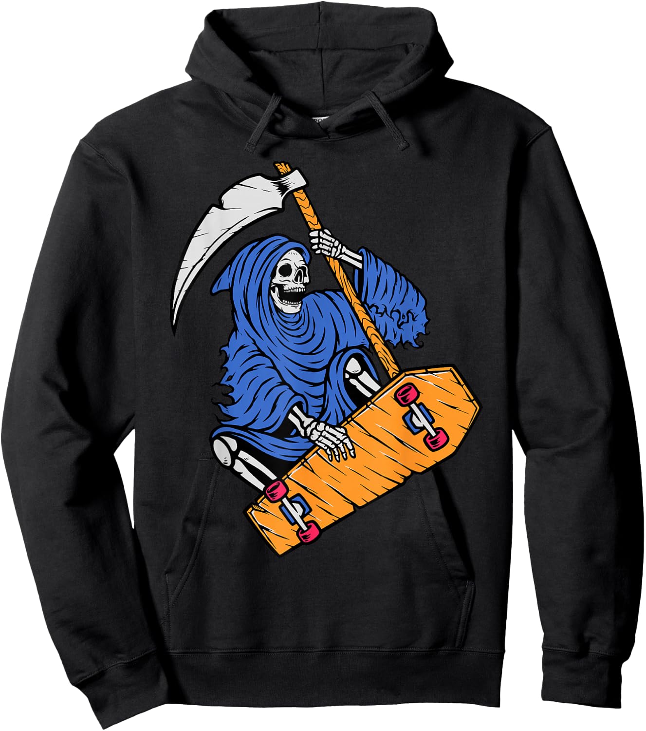 Halloween Skateboard Shirt Skateboarding Men Skateboarding Hoodie - Hoodie | Black