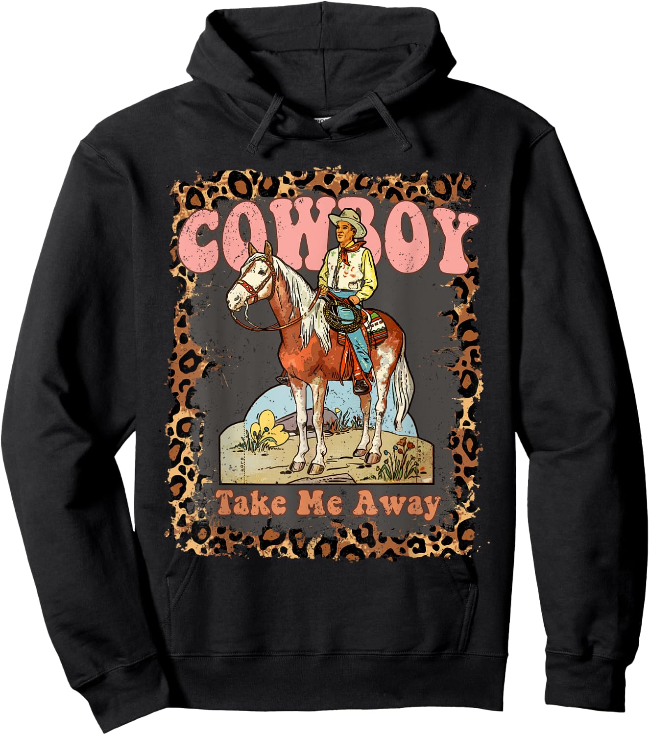 Cowboy Take Me Away Hoodie - Hoodie | Black