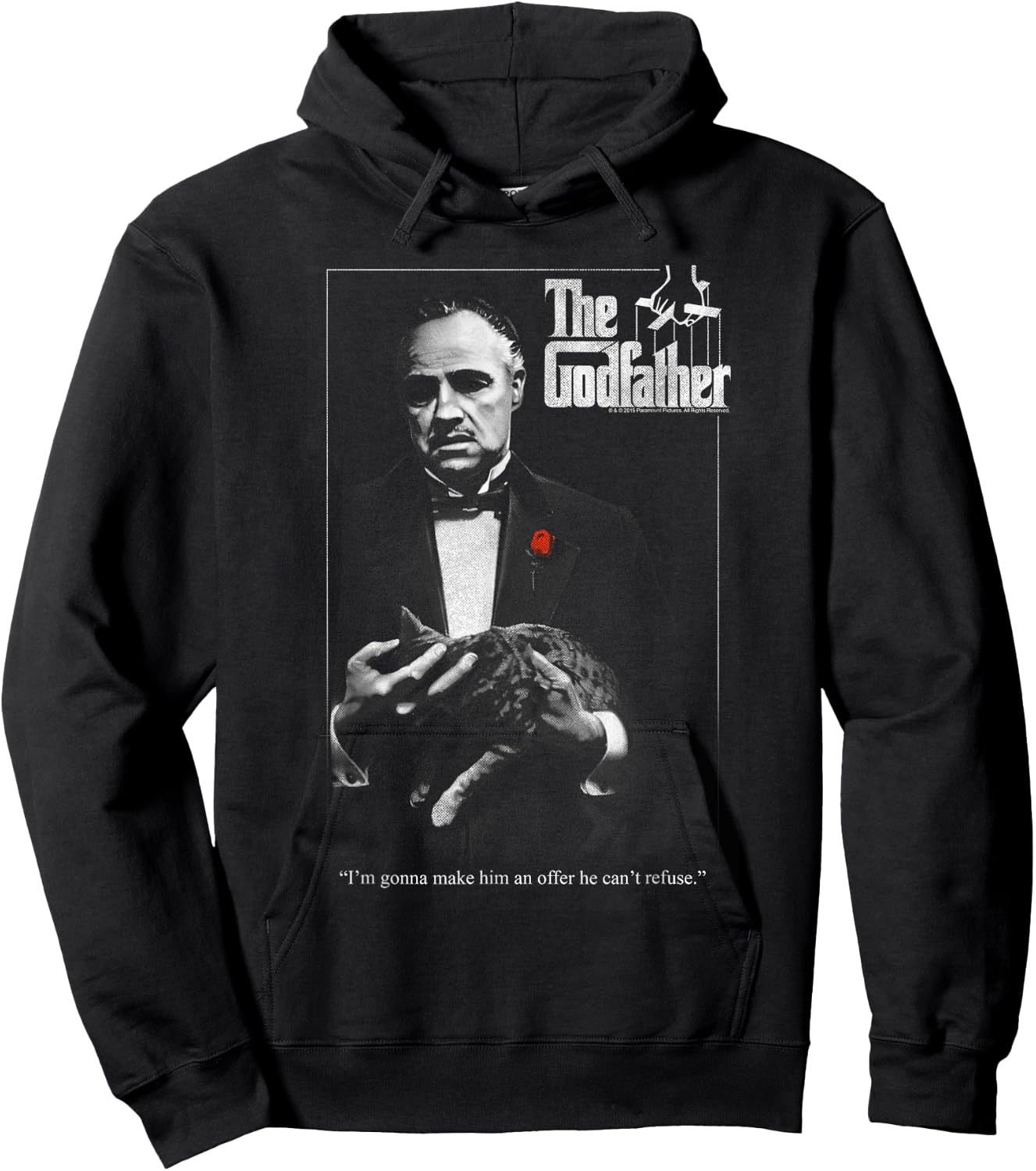 The Godfather Poster Hoodie - Hoodie | Black