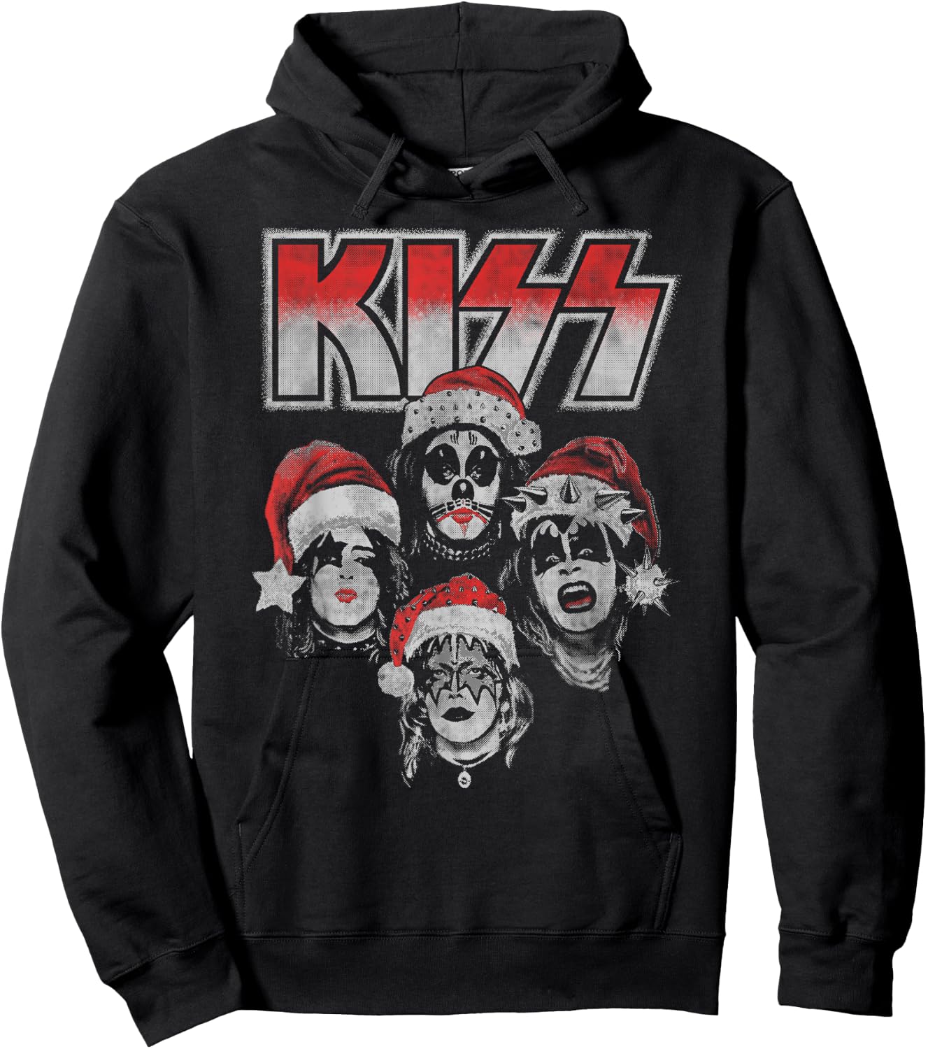KISS - Detroit Rock Santa Hoodie - Hoodie | Black