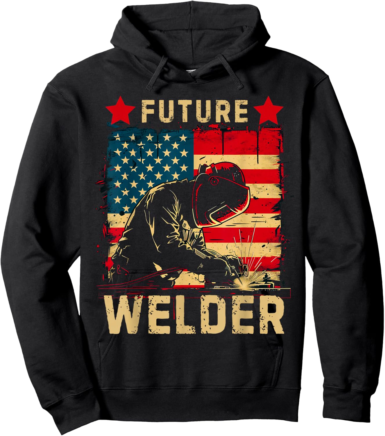 Future Welder - Welder Steel Worker Metalworking Lover Hoodie - Hoodie | Black