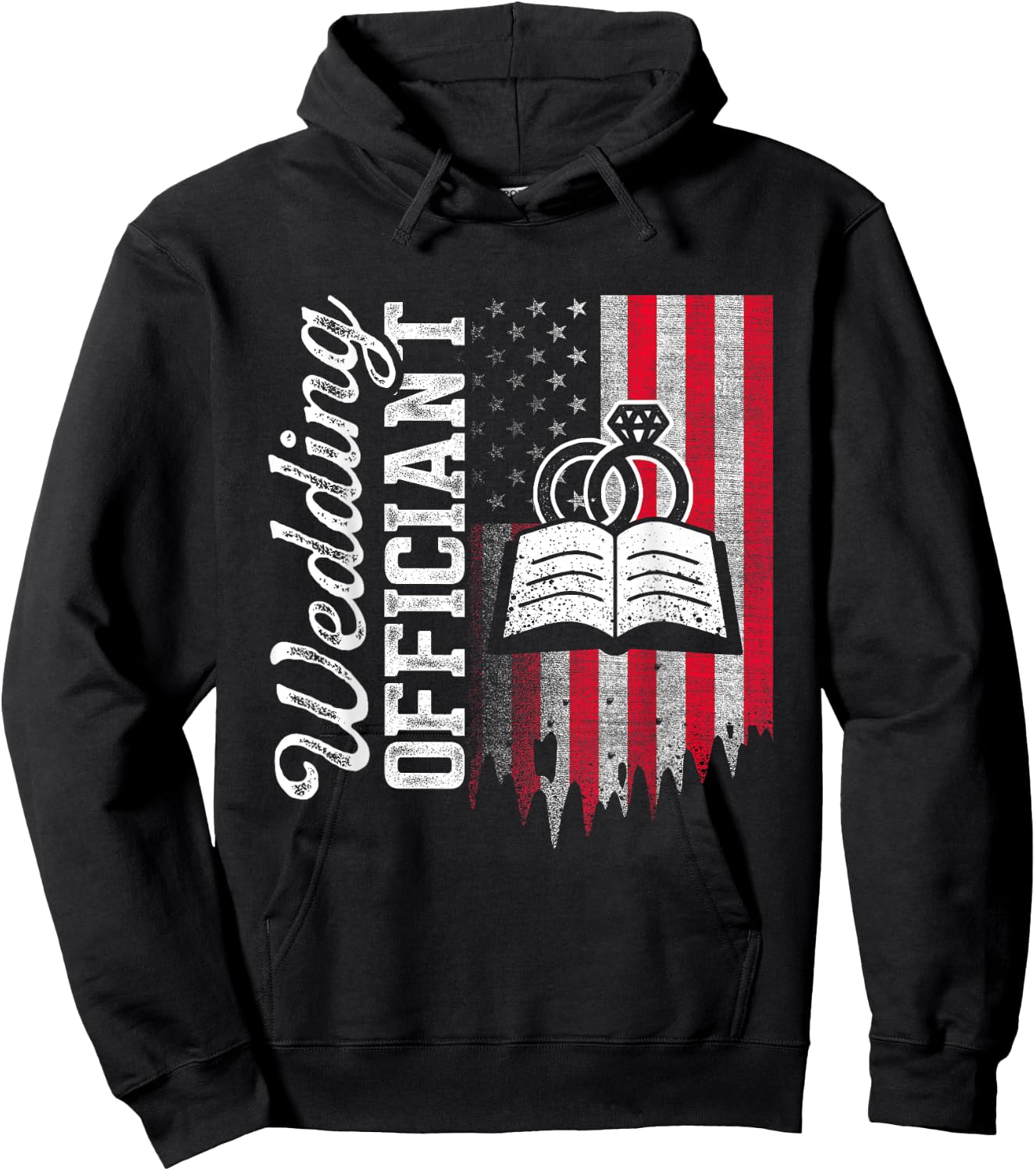 Wedding Officiant Inviting Internet Ordained Minister Gift Hoodie - Hoodie | Black
