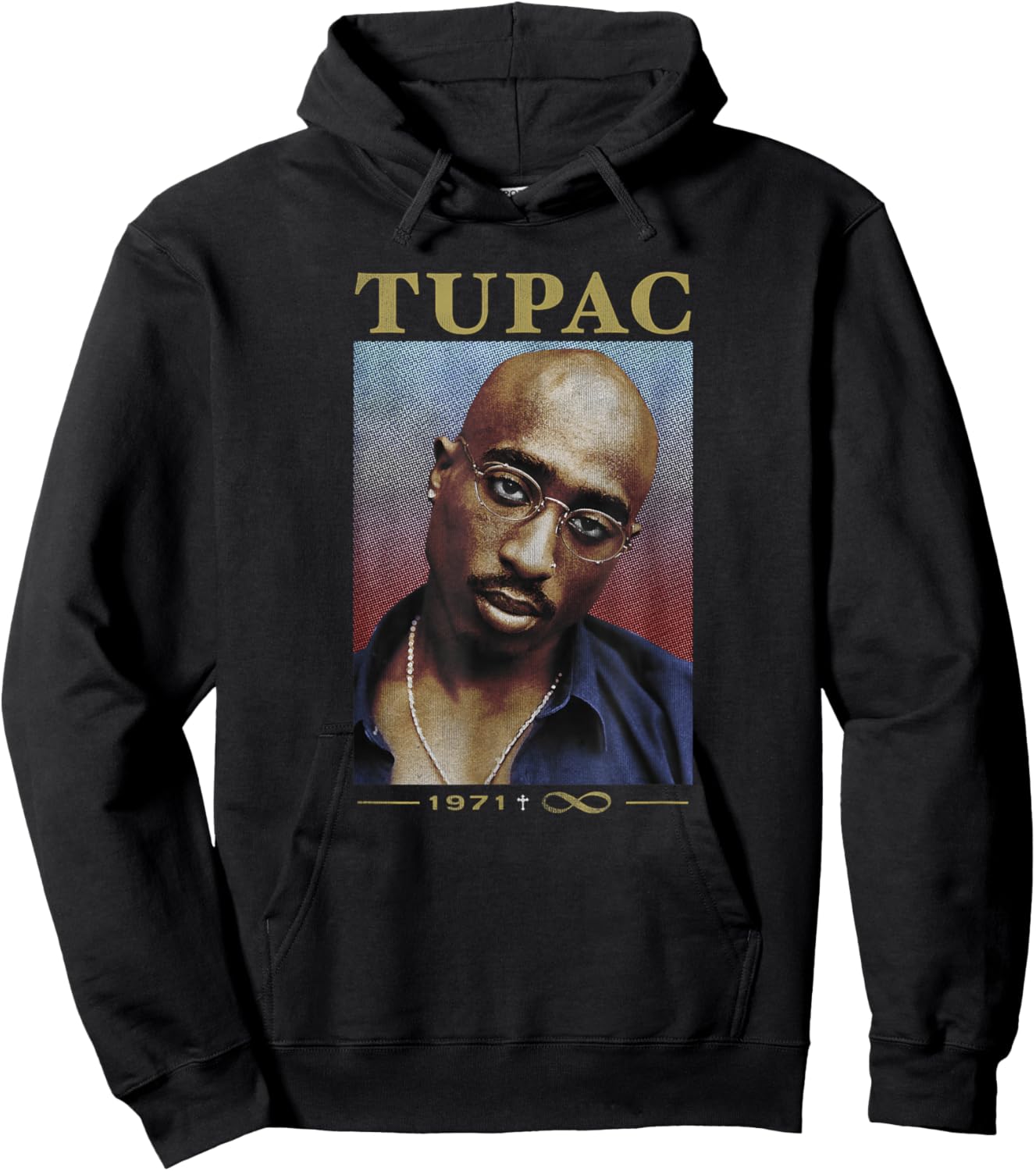 Tupac 71/96 Hoodie - Hoodie | Black