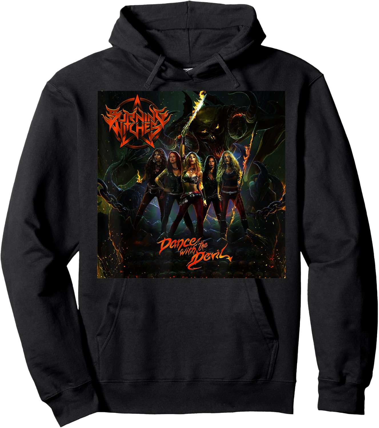 Burning Witches Hoodie - Hoodie | Black