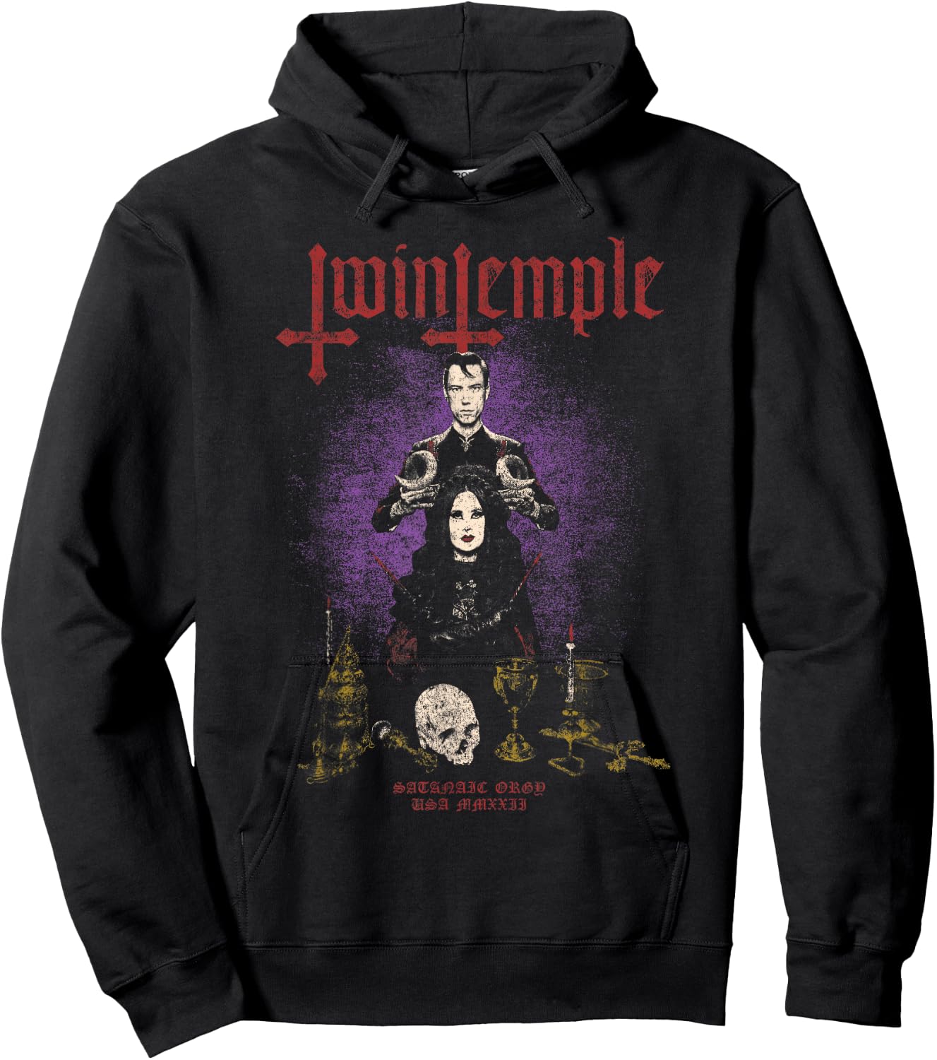 Twin Temple Satanic Orgy Amat Hoodie - Hoodie | Black