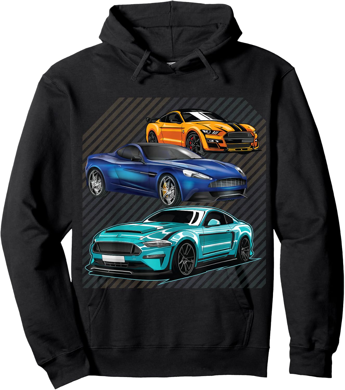 Sport Cars Lovers Gift Street Racing Fans Speed Driver Hoodie - Hoodie | Black