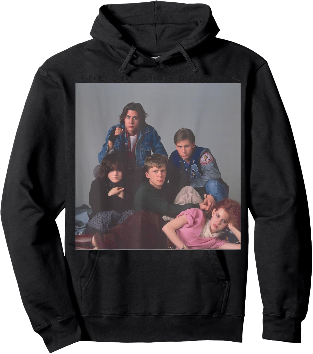 Breakfast Club Portrait Group Shot Hoodie - Hoodie | Black