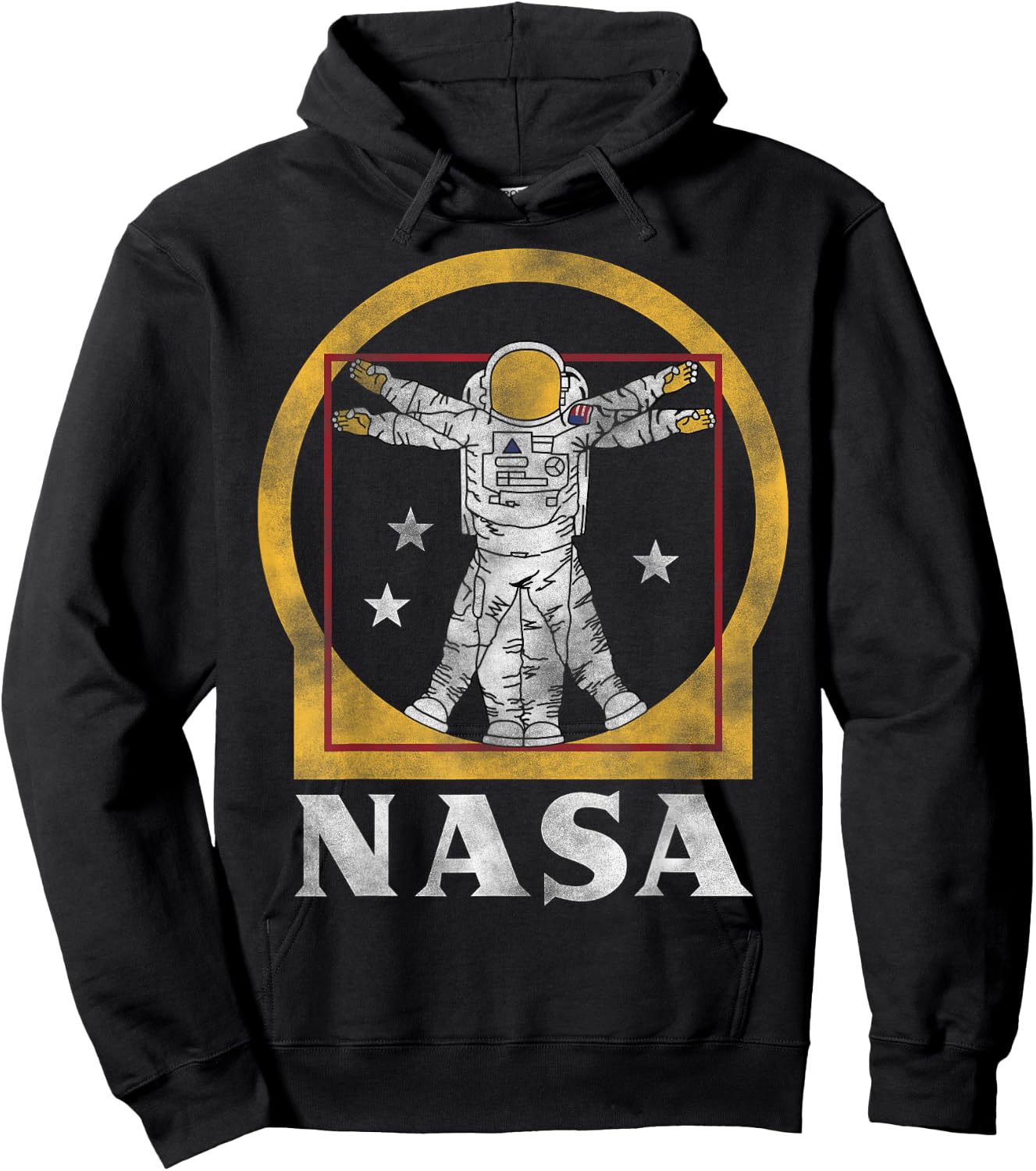 NASA Vitruvian astronaut Hoodie - Hoodie | Black