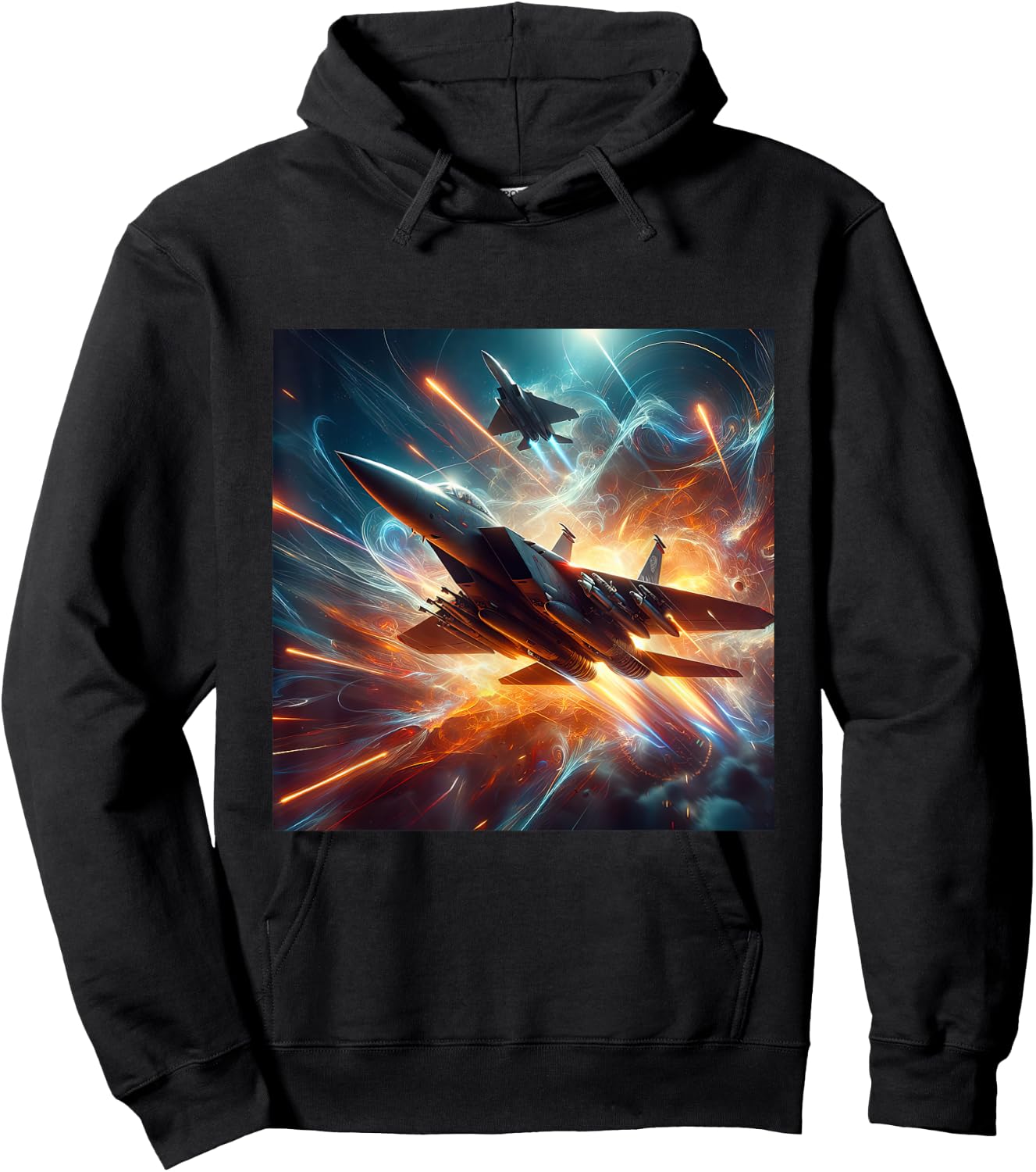 F15 Eagle Fighter Jet Military Aircraft Hoodie - Hoodie | Black