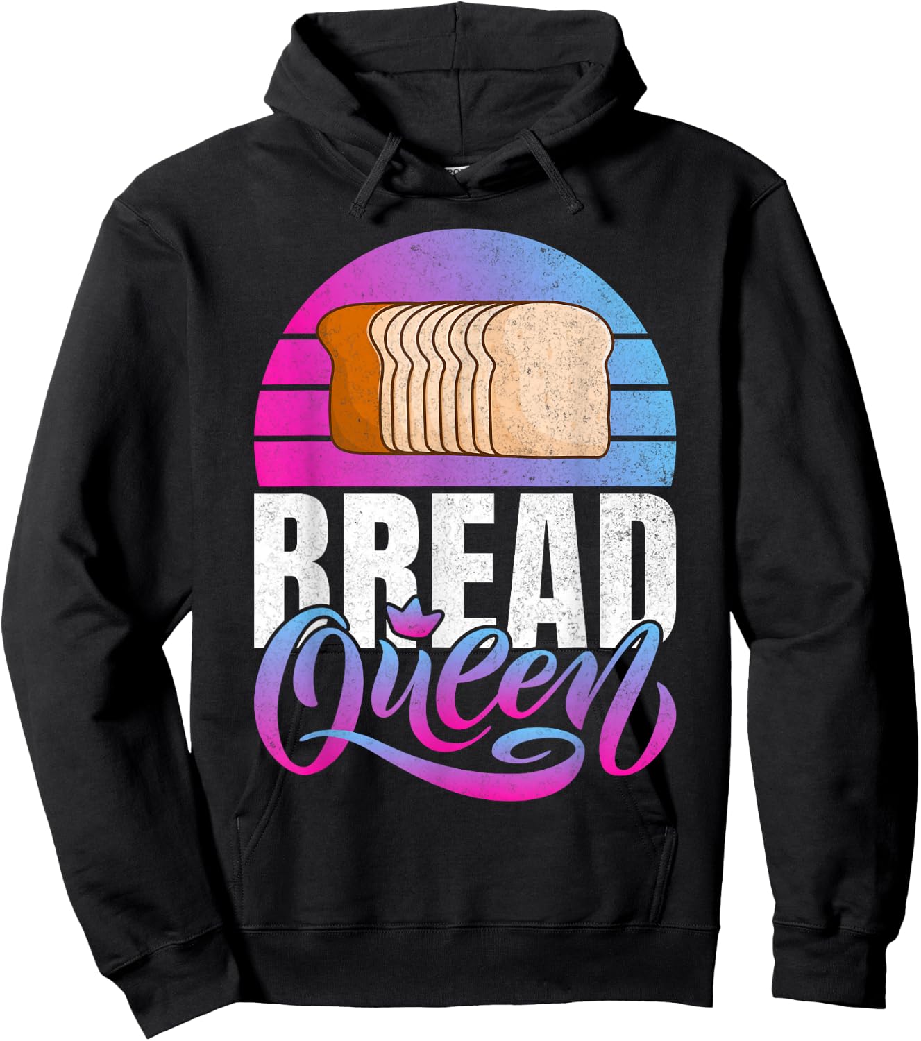 Bread Queen Bread Baking Hoodie - Hoodie | Black