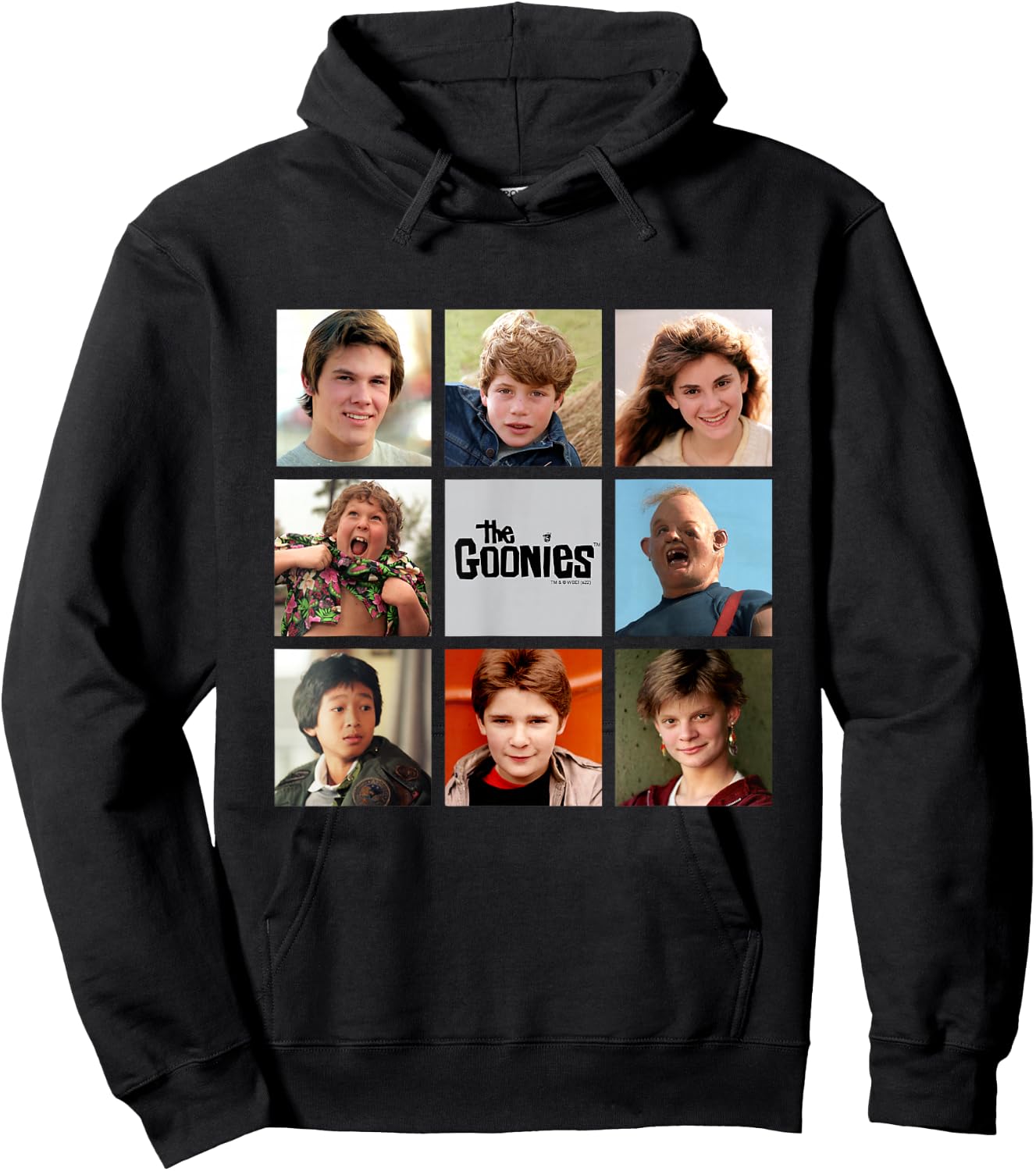 The Goonies The Goonie Bunch Cast Photos Movie Hoodie - Hoodie | Black