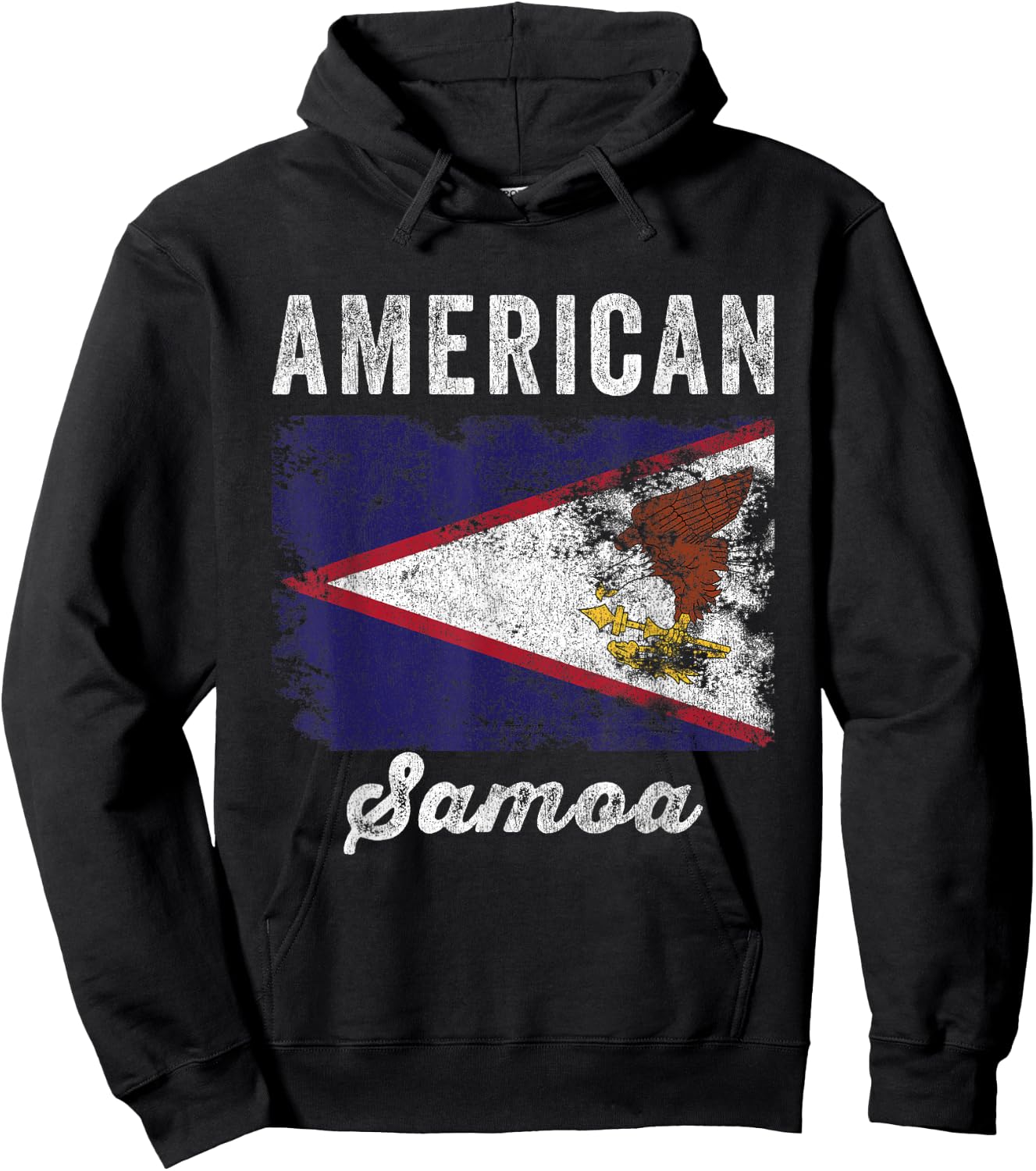American samoa Flag - Men Women Kids - American samoan Flag Hoodie - Hoodie | Black