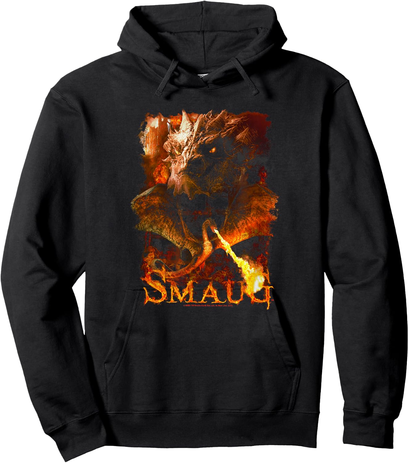 Hobbit Smaug Smolder Hoodie - Hoodie | Black