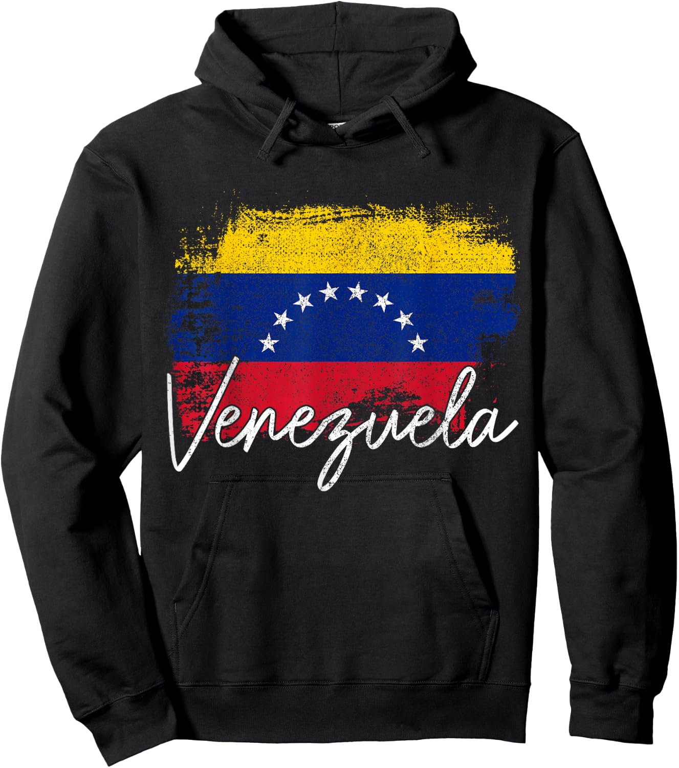 Venezuela Vintage Flag Venezuelan Pride Roots Hoodie - Hoodie | Black