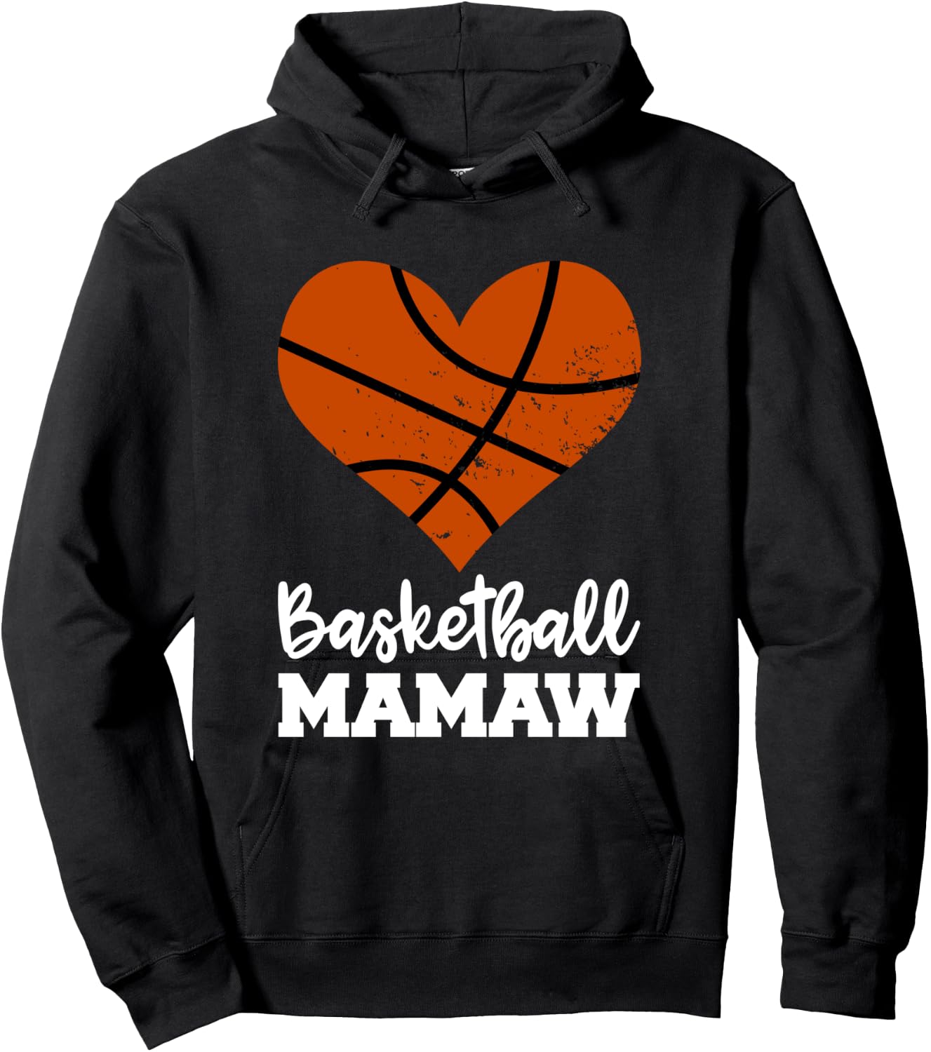 Basketball Mamaw Funny Basketball Player Mamaw Hoodie - Hoodie | Black
