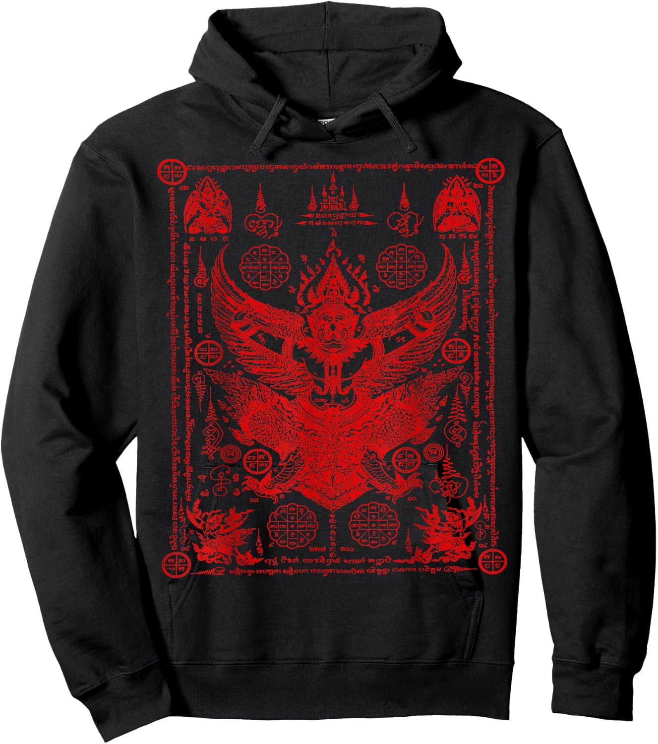 Sak Yant Thailand Tattoo Magical Thai Tattoos Thailand Gift Hoodie - Hoodie | Black