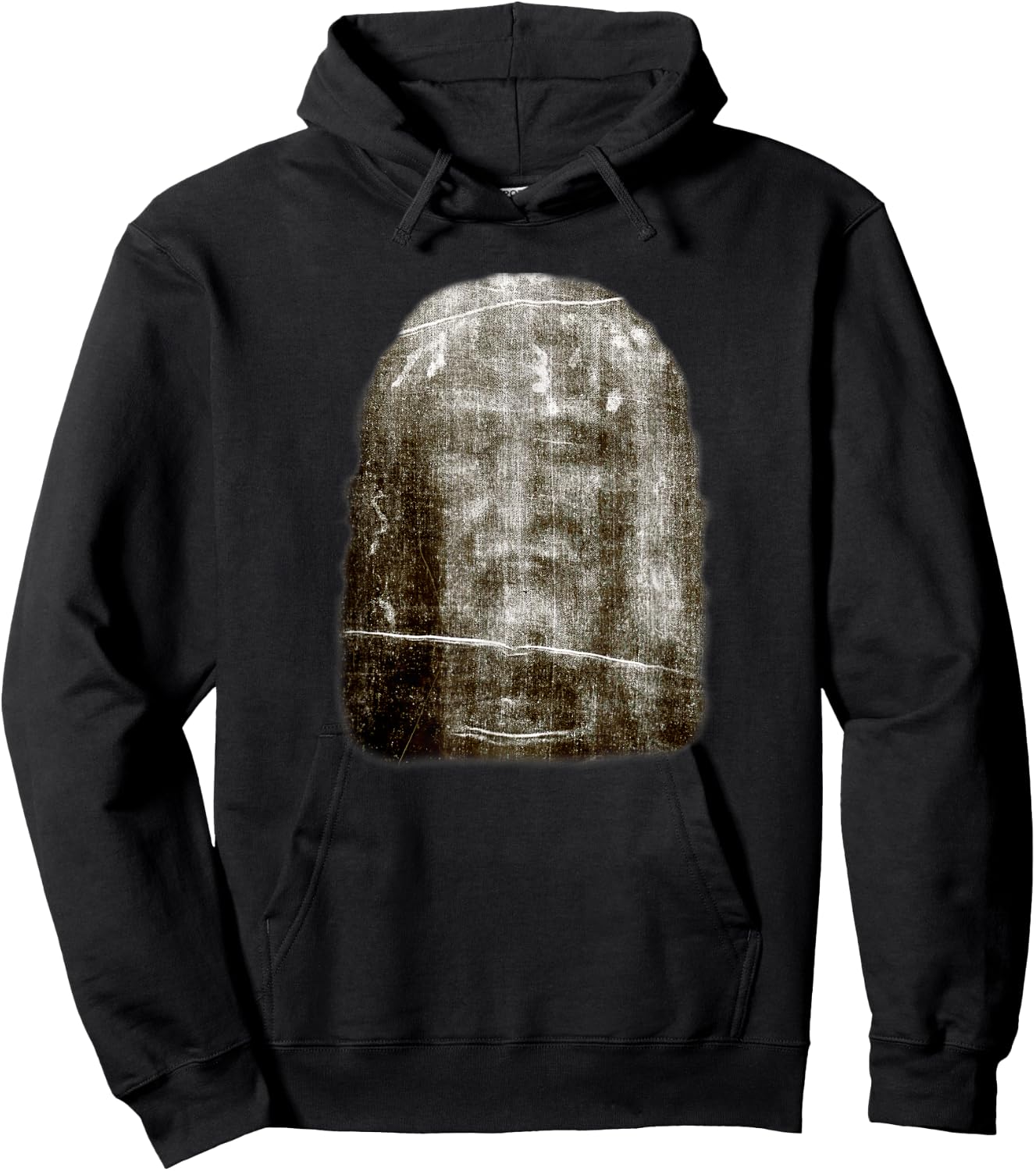 Face of Our Lord Jesus Christ from the Holy Shroud of Turin Hoodie - Hoodie | Black