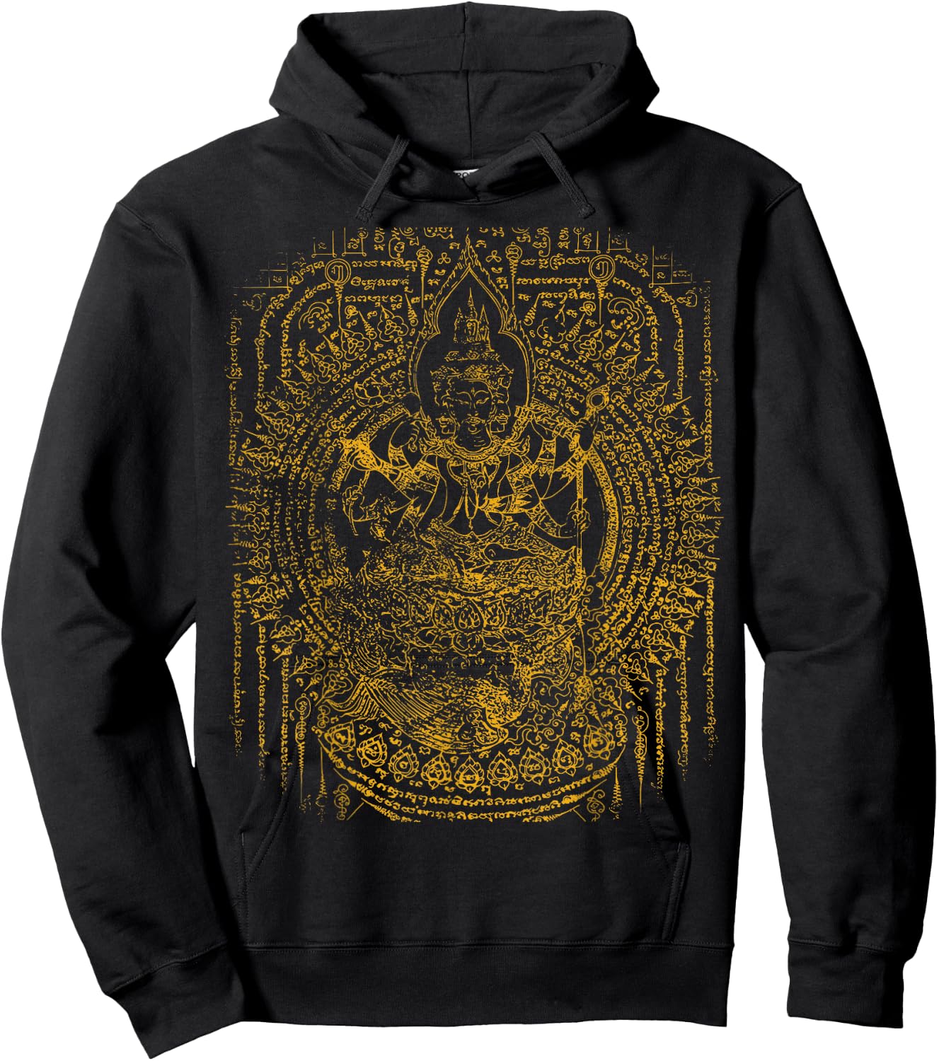 Thailand Sak Yant Tattoo Magical Thai Tattoos Thailand Gift Hoodie - Hoodie | Black