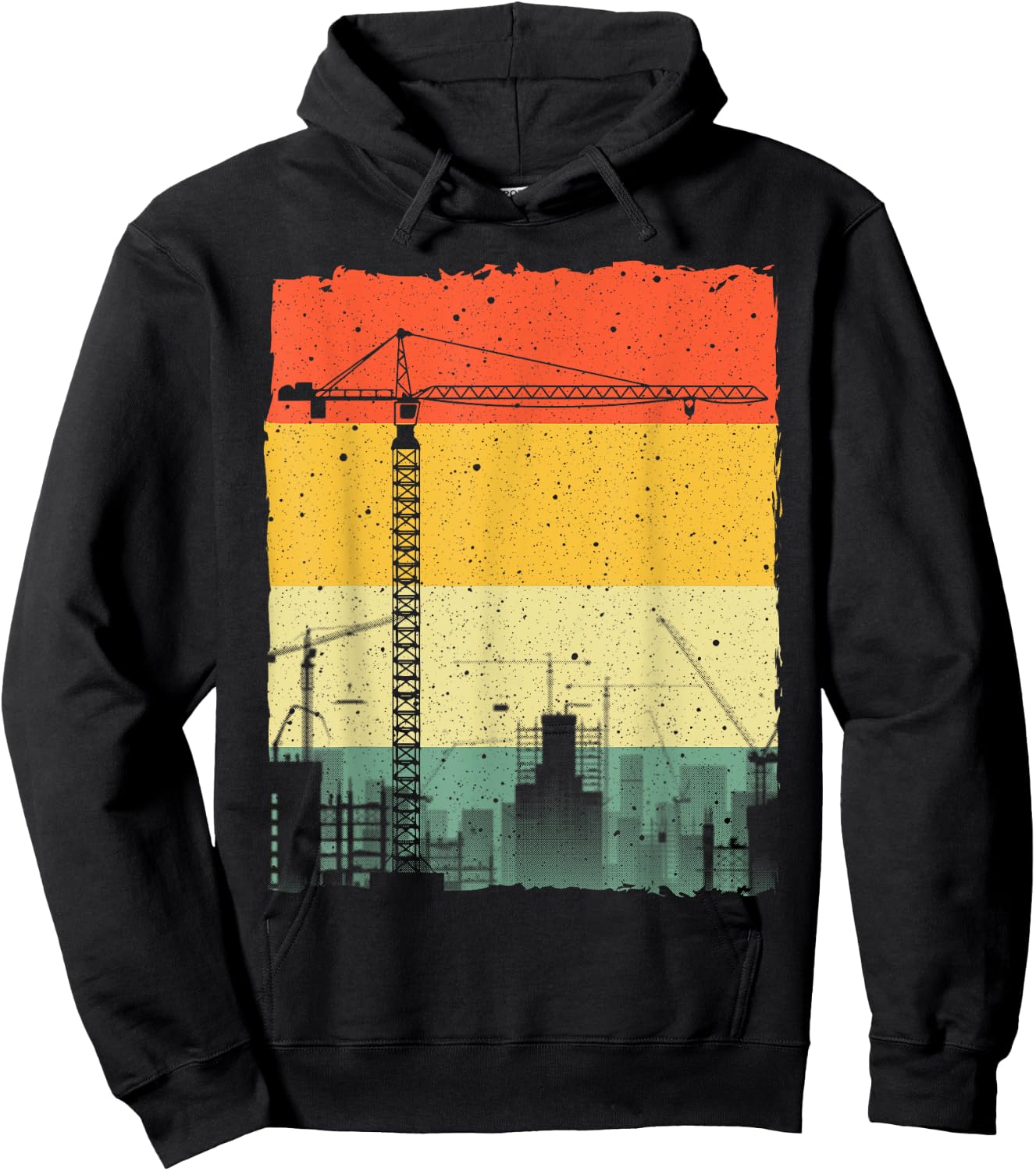 Best Tower Crane Design Women Tower Crane Operator Hoodie - Hoodie | Black
