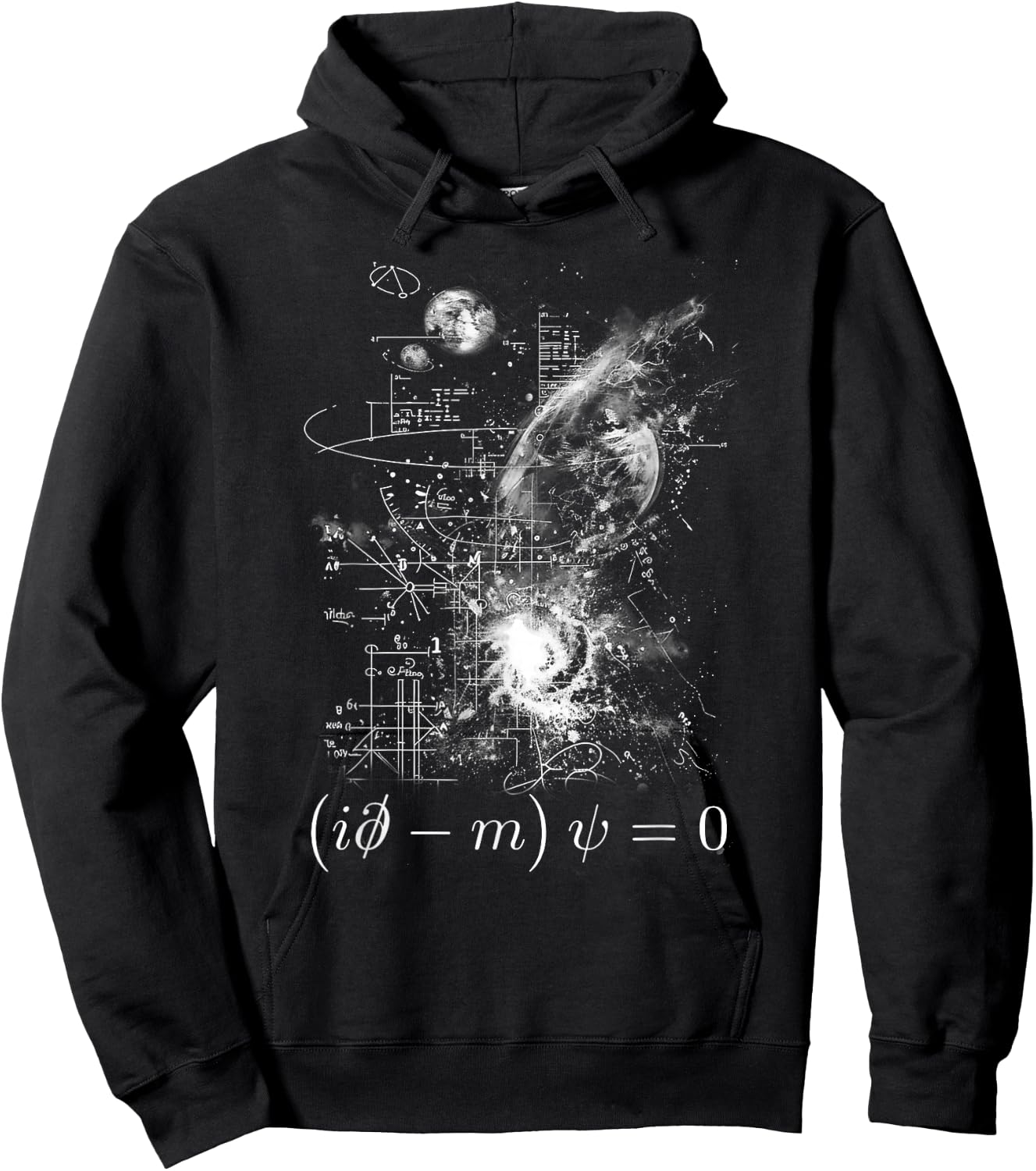 Dirac Equation Quantum Mechanics Particle Physics Geeks Hoodie - Hoodie | Black