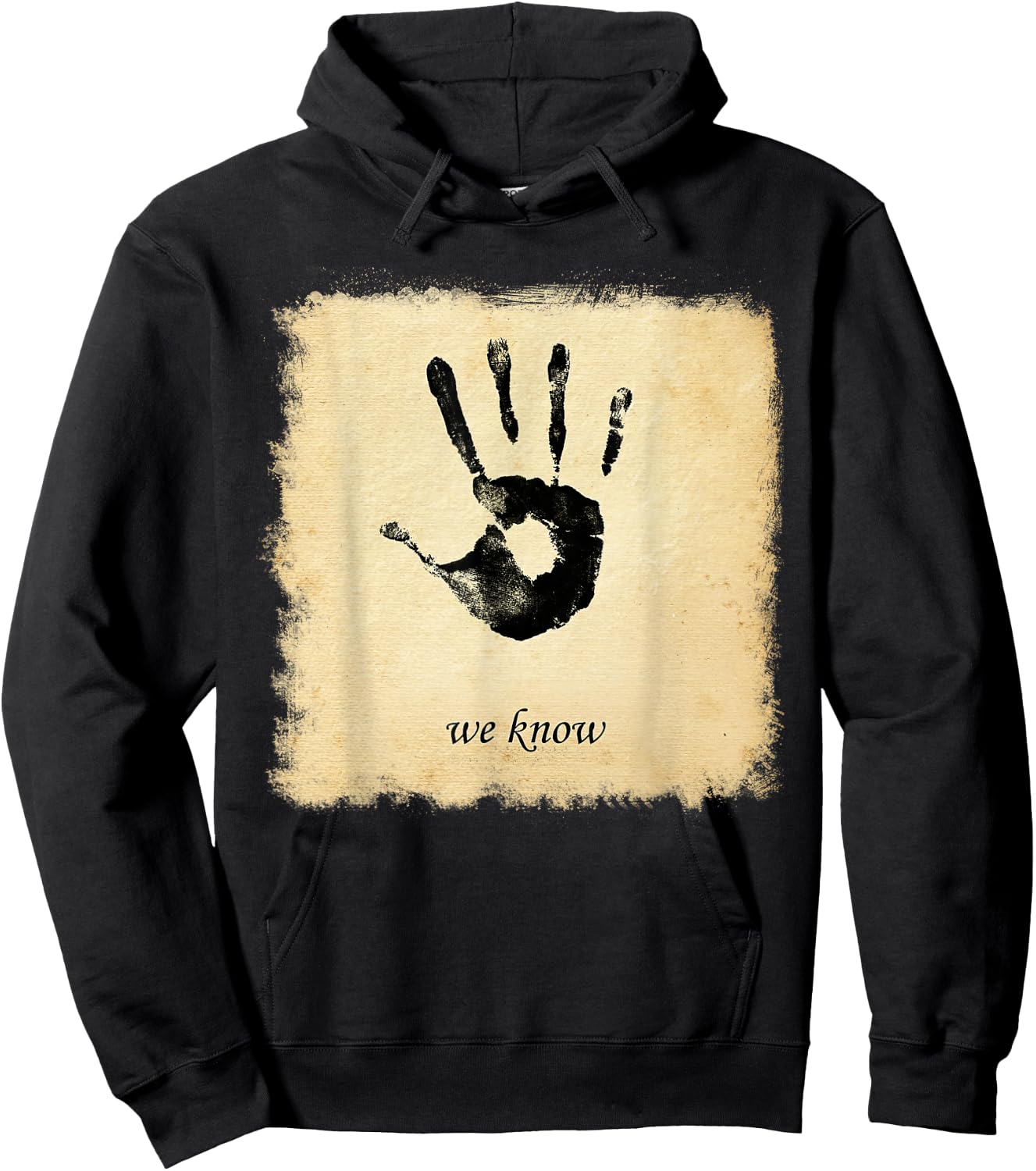 Dark Brotherhoods We Know Hand Hoodie - Hoodie | Black