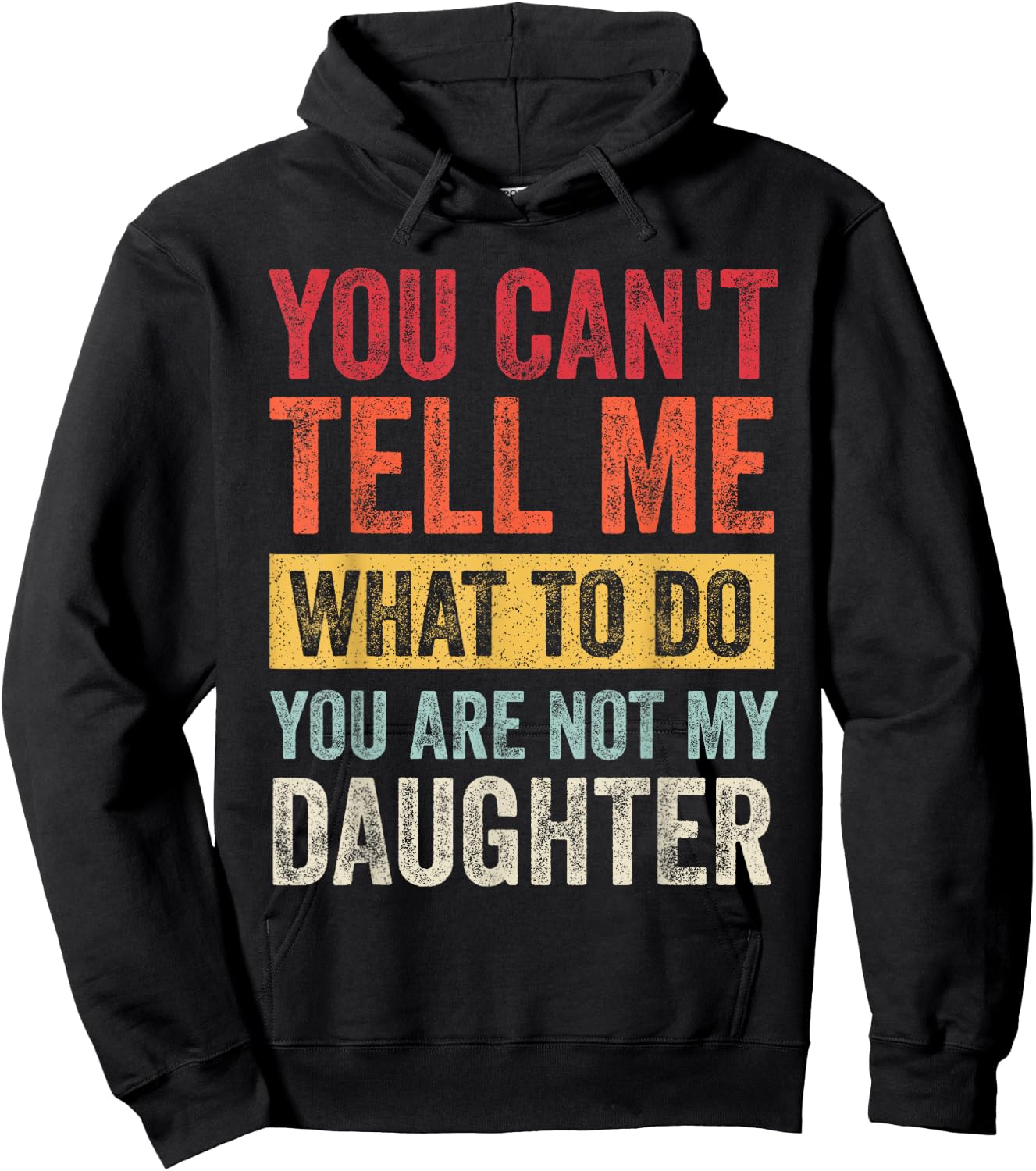 Funny Father Daddy Gifts Men From Daughter Fathers Day Dad Hoodie - Hoodie | Black
