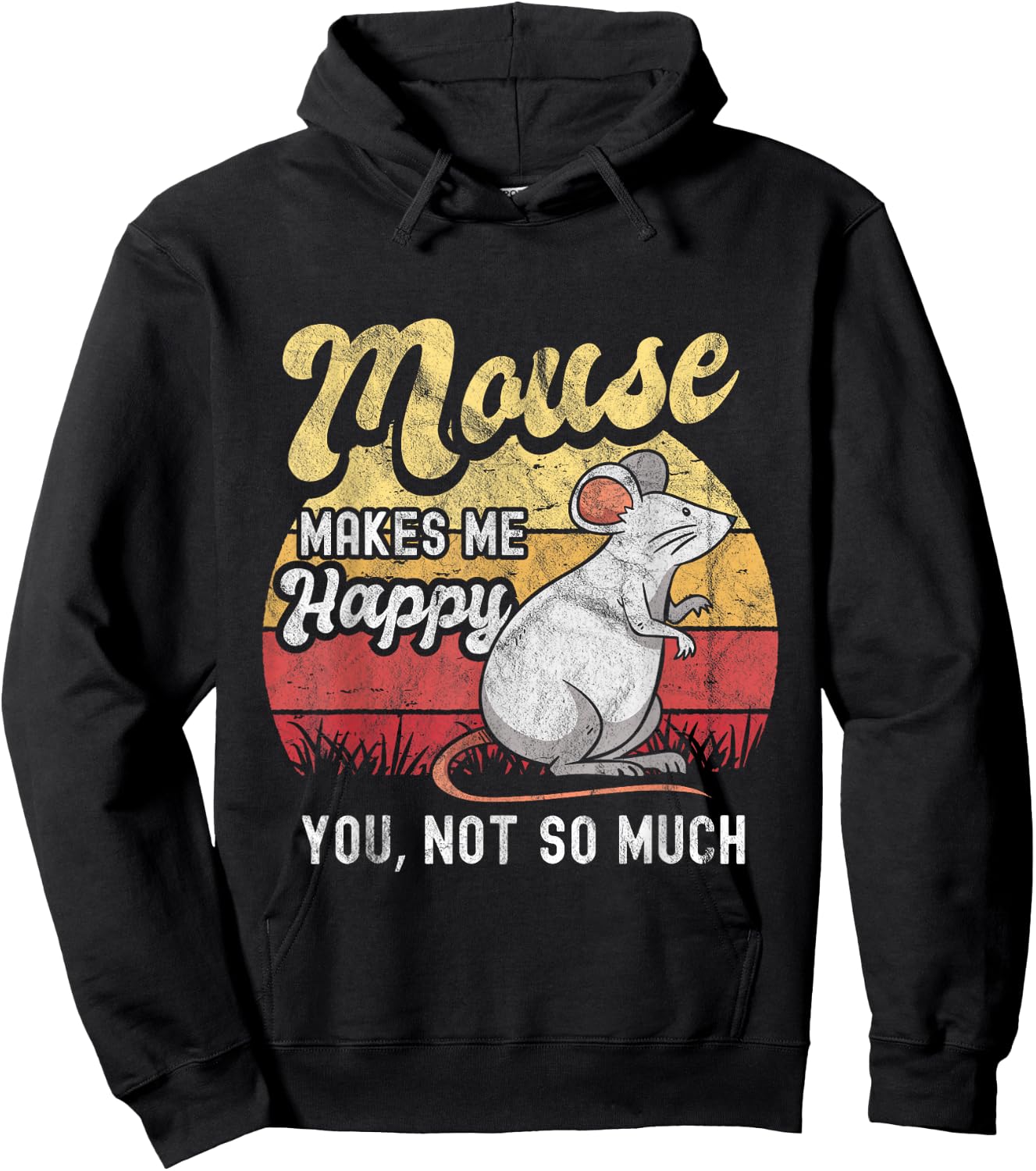Mouse Mice Rat Pet Rodent Men Women Kids Gerbil Maus Ratón Hoodie - Hoodie | Black