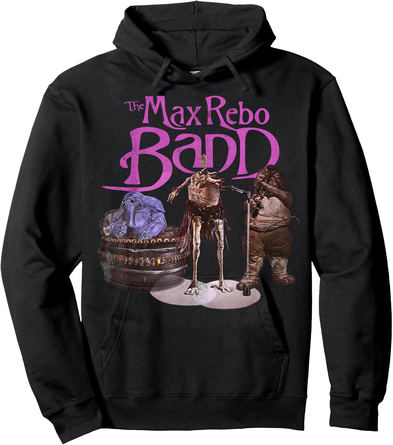 Star Wars The Max Rebo Band Vintage 70's Epic Rock Hoodie - Hoodie | Black