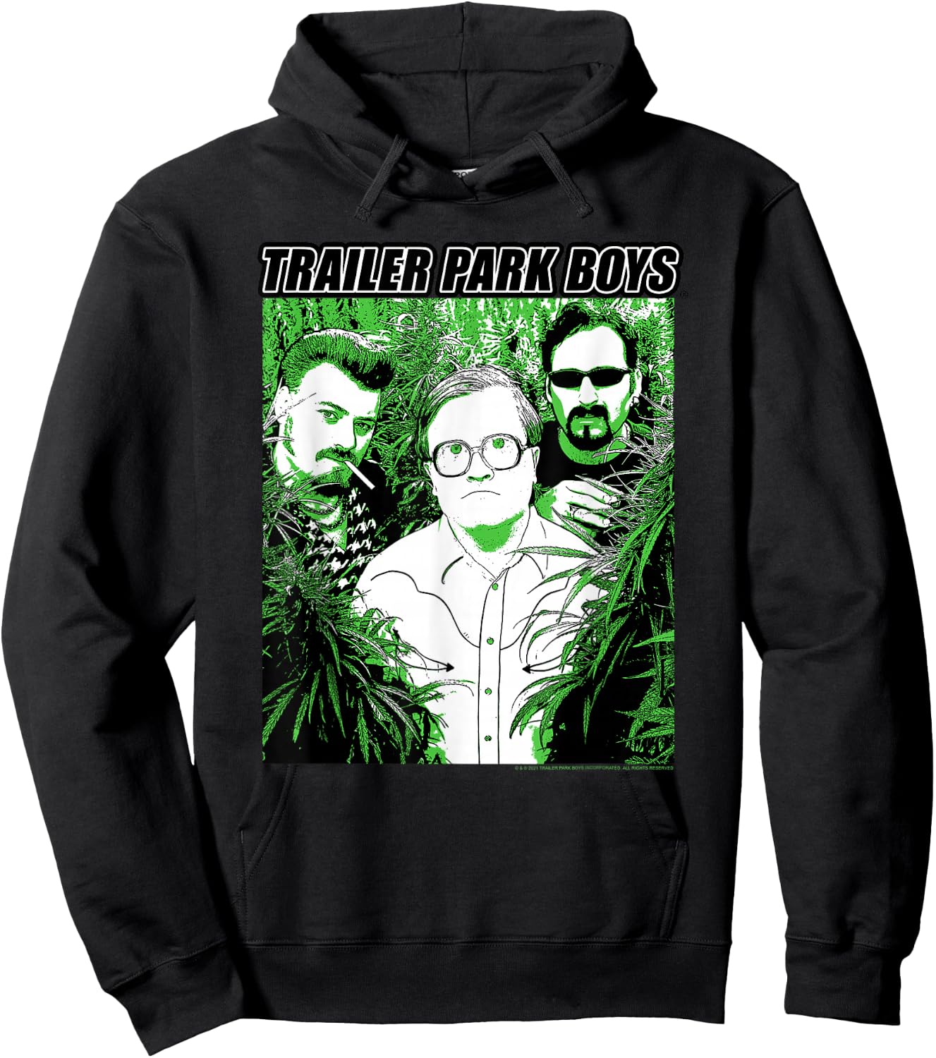 Trailer Park Boys in The Weeds High Contrast Photo TV Show Hoodie - Hoodie | Black