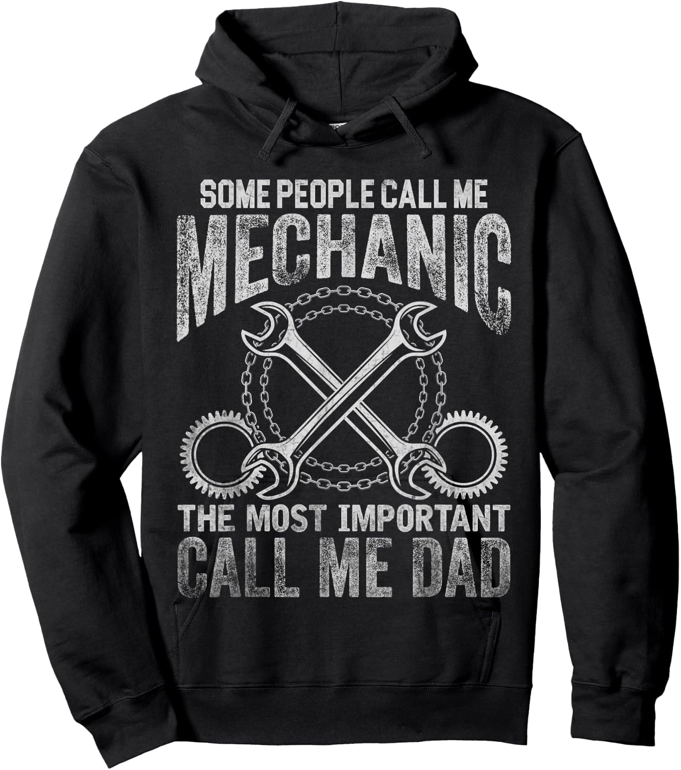 That Says Some People Call Me Mechanic Most Important Dad Hoodie - Hoodie | Black