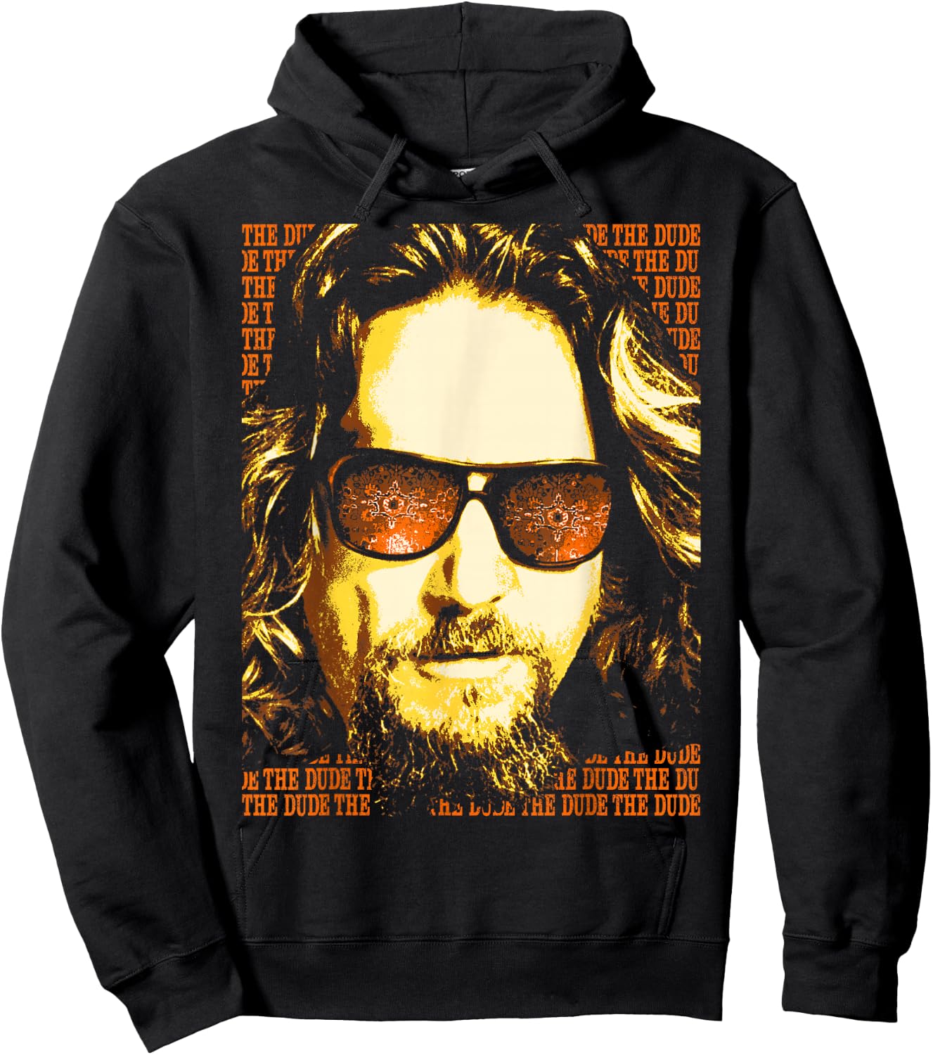 Big Lebowski The Dude Portrait Graphic Hoodie - Hoodie | Black