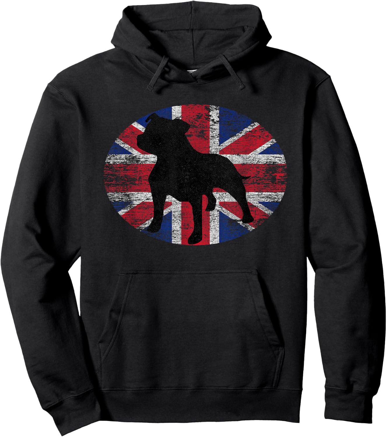Staffordshire Bull Terrier Breed Dog Staffy English UK Funny Women Hoodie - Hoodie | Black
