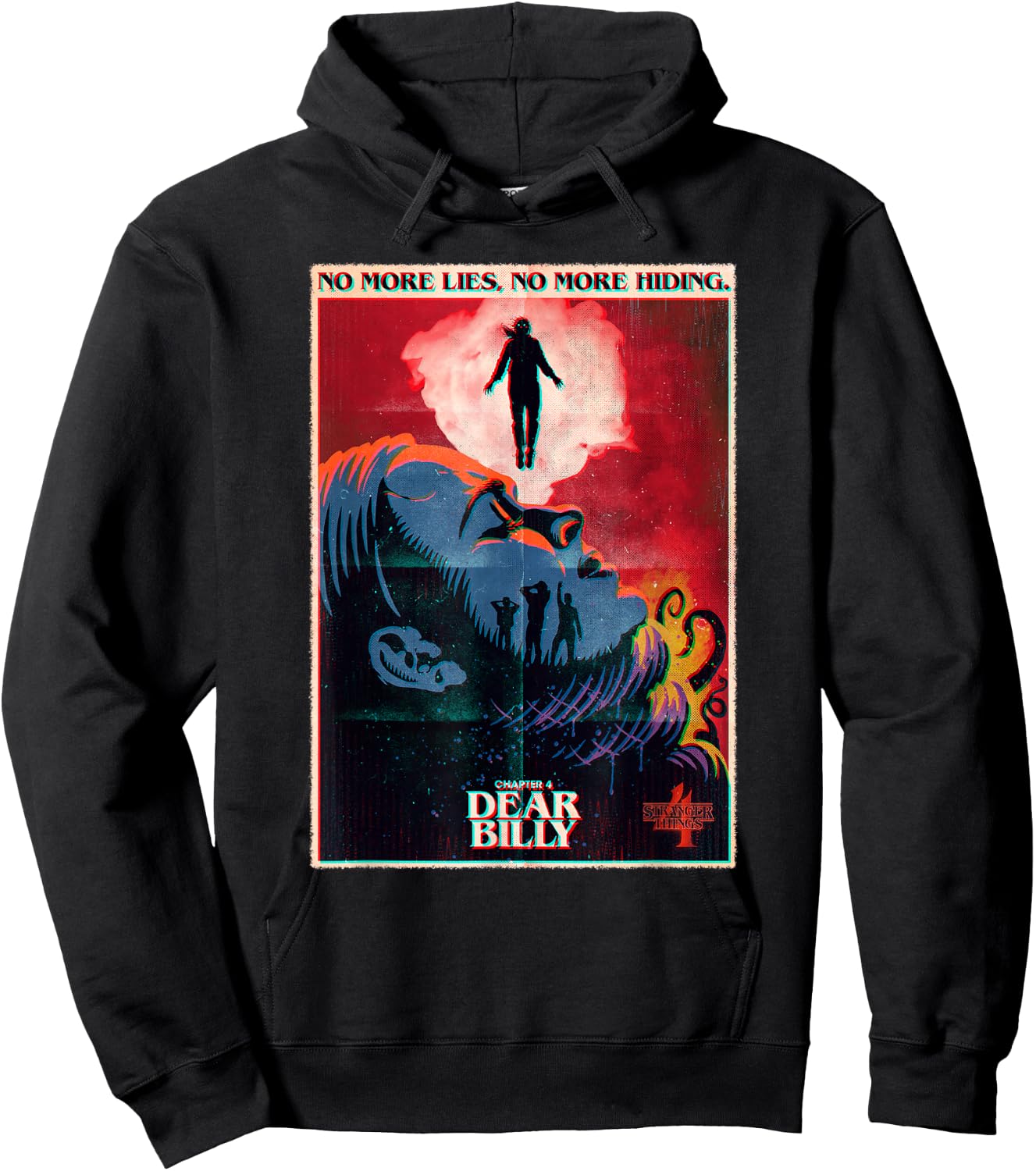 Stranger Things 4 Chapter 4: Dear Billy Max Poster Hoodie - Hoodie | Black