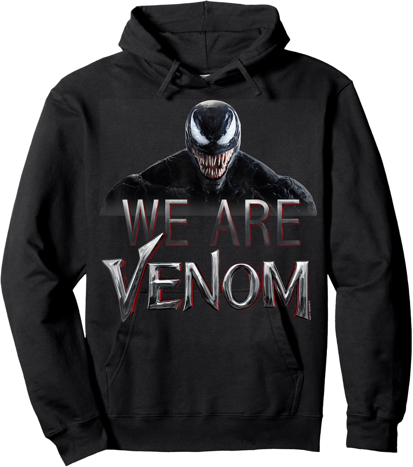 Marvel Venom We are Venom Big Grin Hoodie - Hoodie | Black