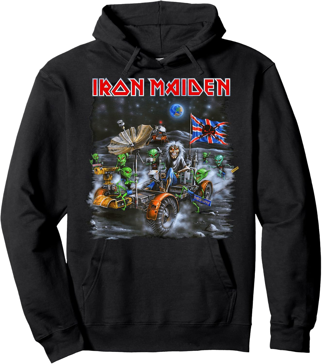 Iron Maiden - Knebworth Moonbuggy Hoodie - Hoodie | Black