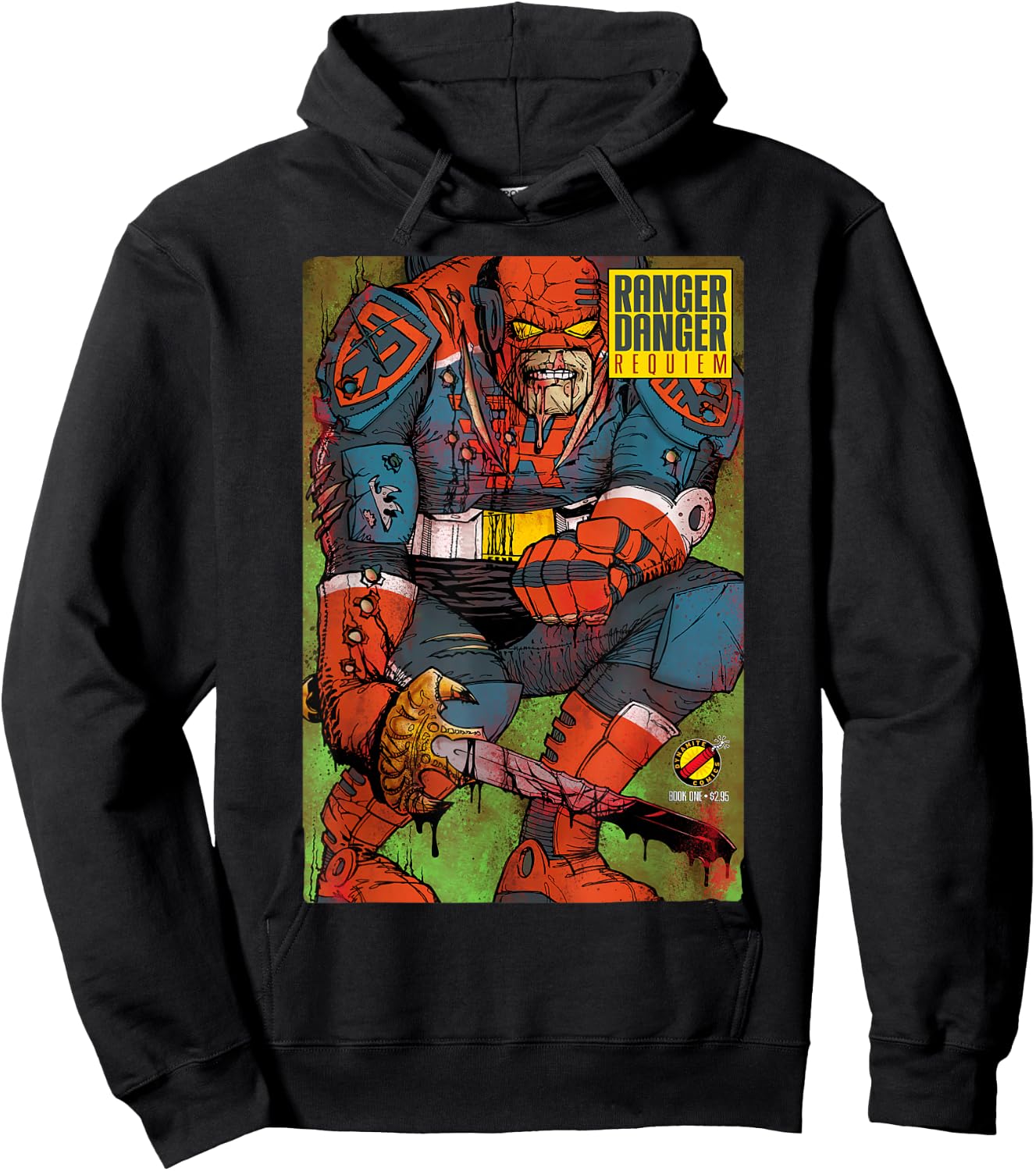 Kevin Smith Jay & Silent Bob Reboot Ranger Danger Requiem Hoodie - Hoodie | Black