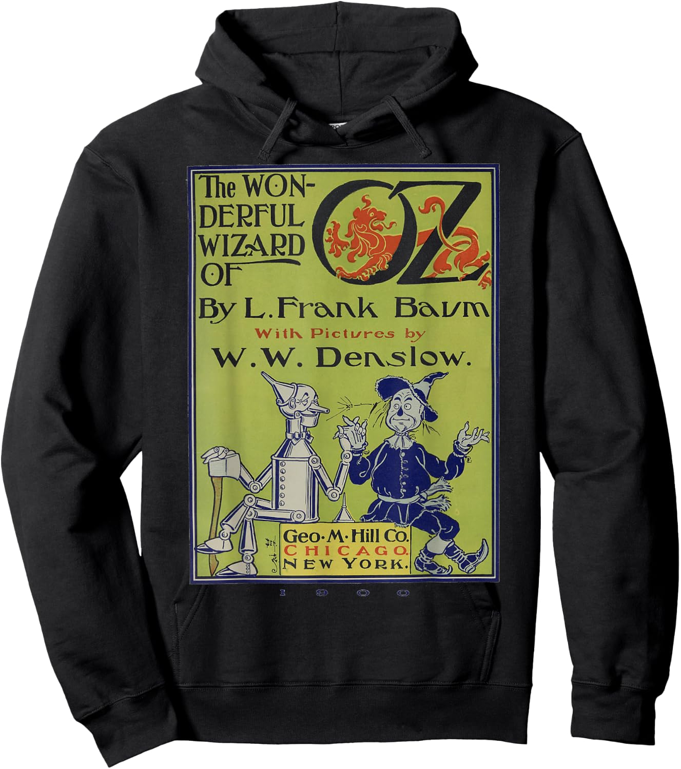 Scarecrow & Tin-Man Shirt The Wizard of OZ - Vintage Hoodie - Hoodie | Black