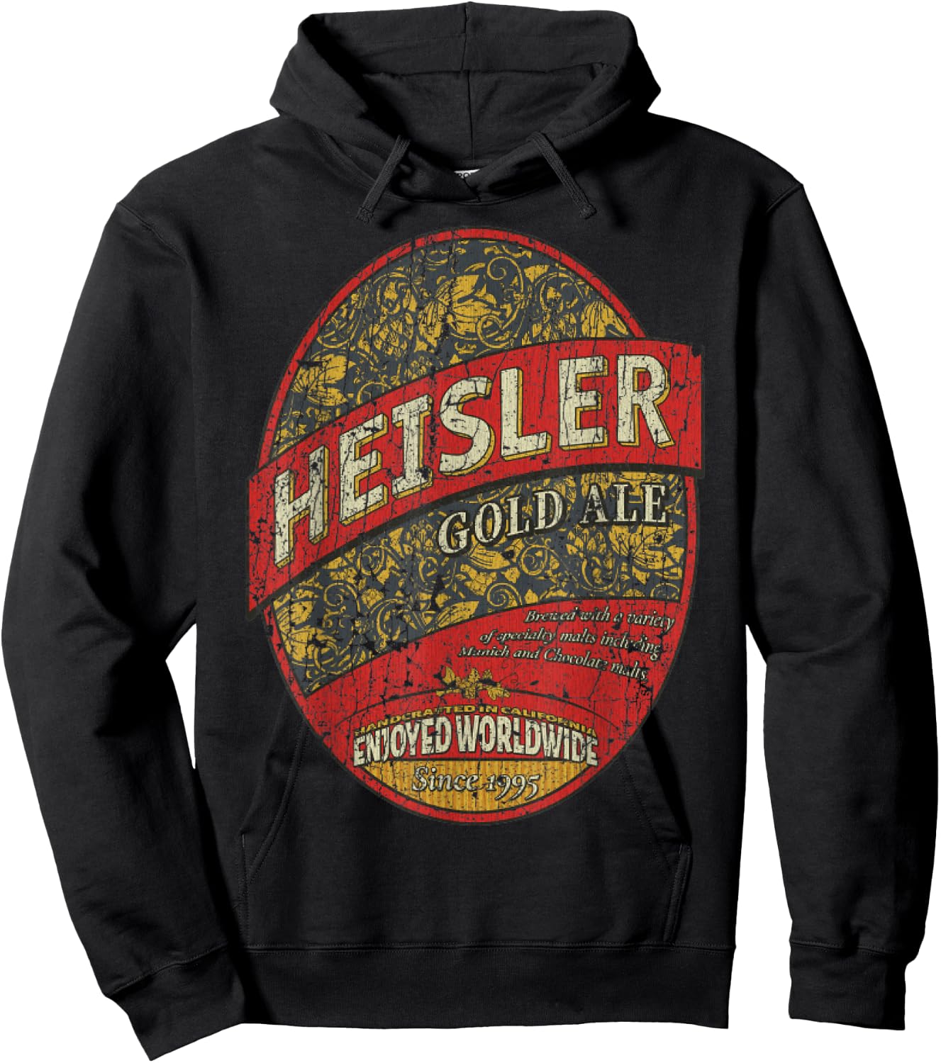 Heisler Gold Ale Beer 1995 Hoodie - Hoodie | Black