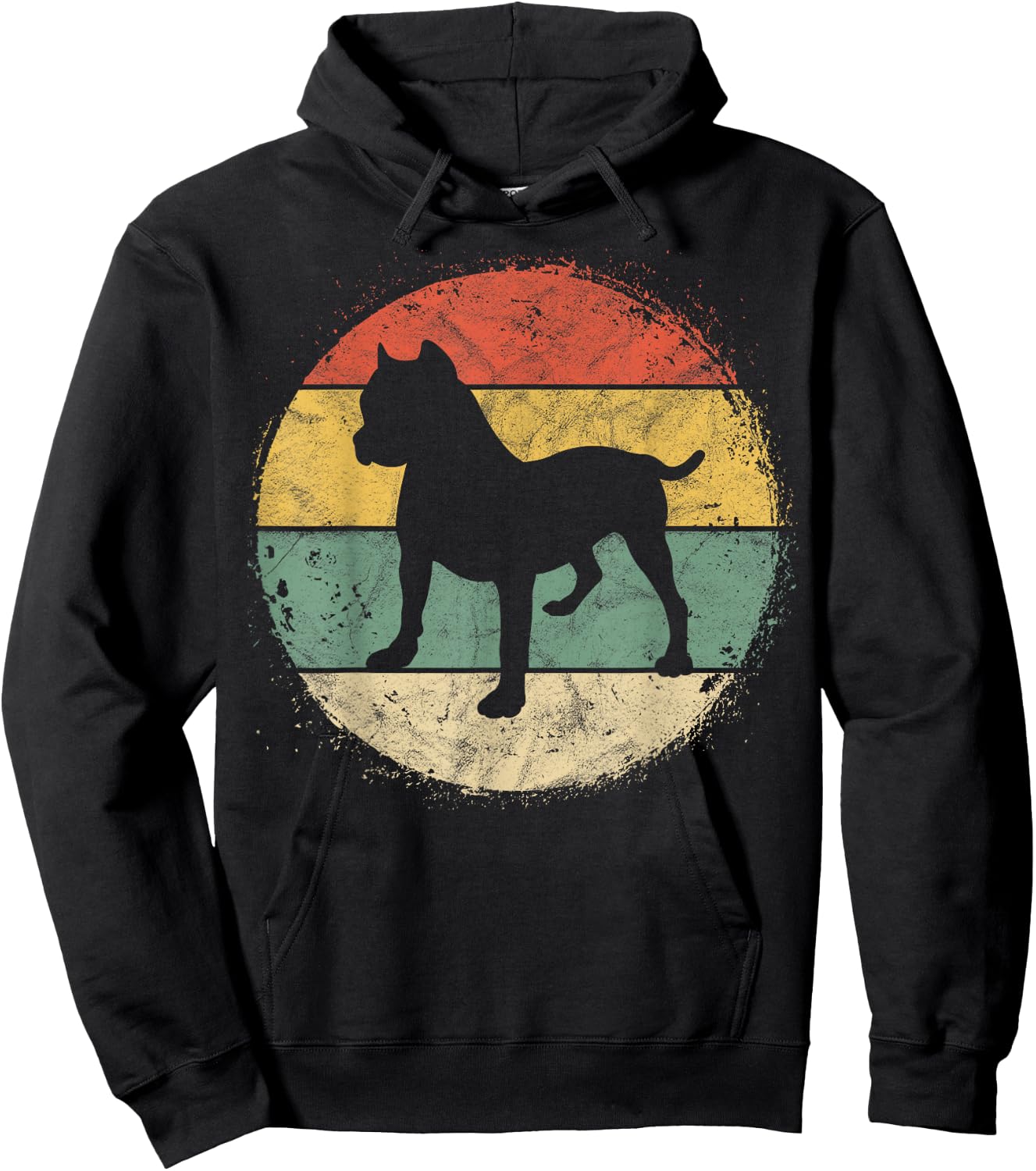 Vintage Pitbull Owner Gifts Dog Lover Clothes -Adults Black Retro Pitbull Owner Gift Dog Lover Pitbull Parent Hoodie - Hoodie | Black