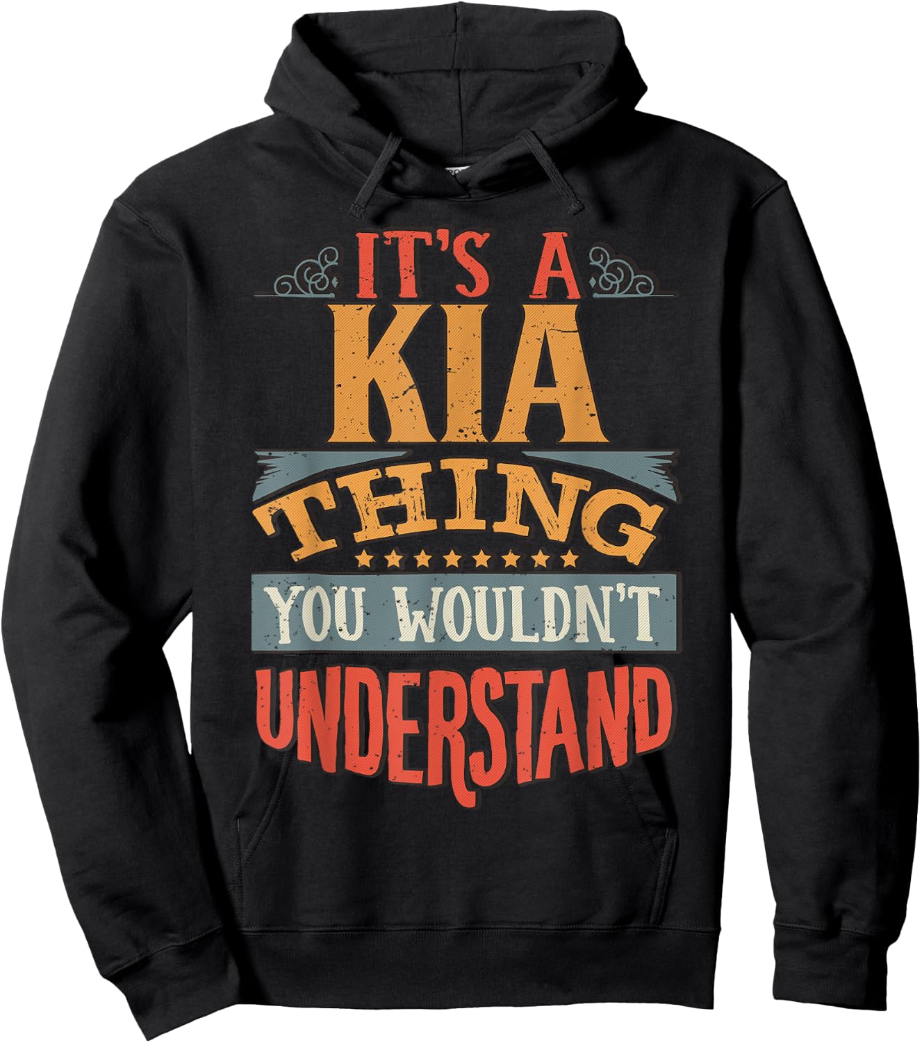 Kia Name Hoodie - Hoodie | Black