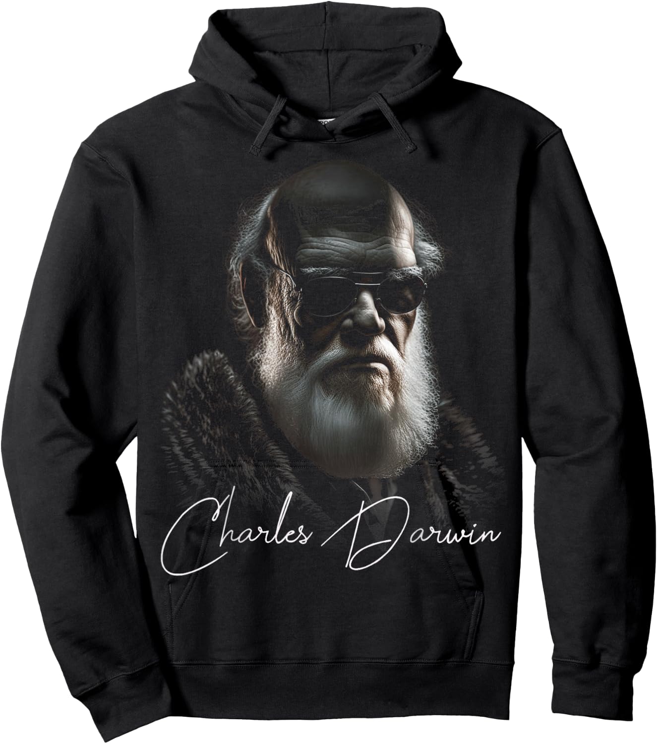 Charles Darwin Evolution Atheist Biology Teacher Hoodie - Hoodie | Black