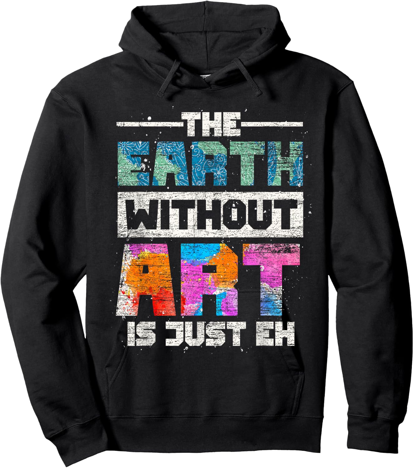 Drawing Painting Art Artist Painter Gift -Youth Black Small Artistic Modern Painting Themed Hoodie - Hoodie | Black