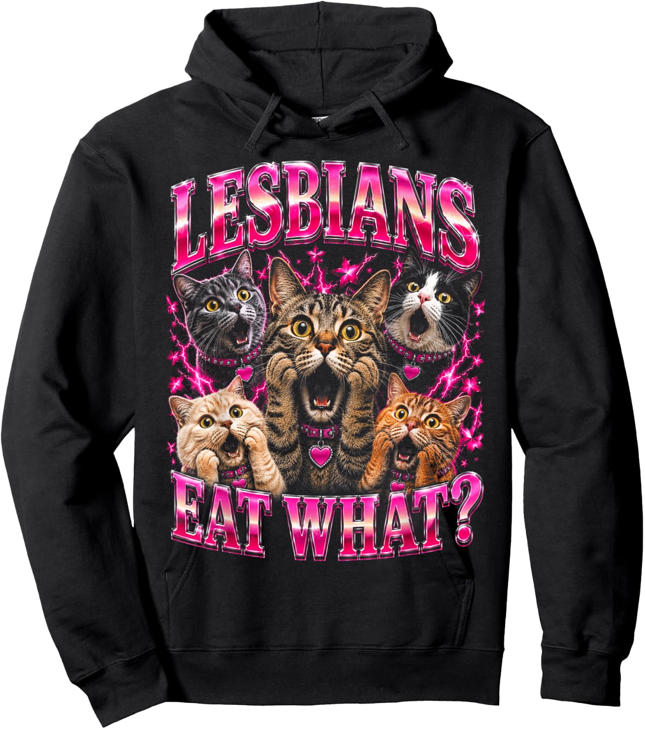 T-Shirt Hoodie - Hoodie | Black