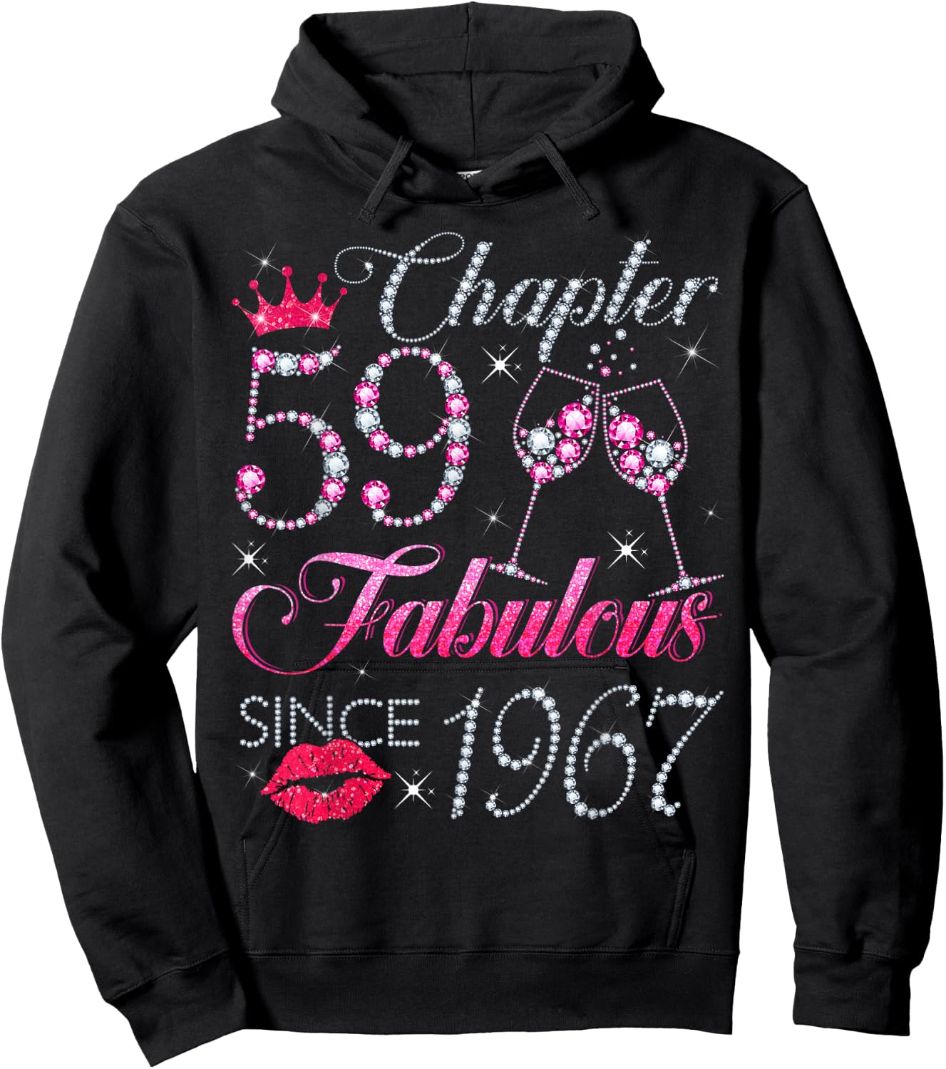 Chapter 59 Fabulous Since 1967 59Th Birthday Gift Hoodie - Hoodie | Black