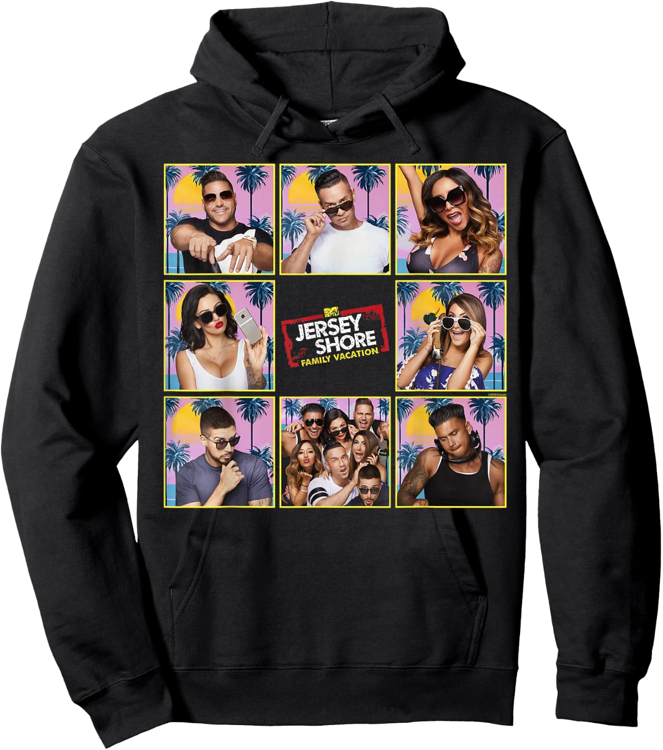 MTV Jersey Shore Jersey Story Hoodie - Hoodie | Black