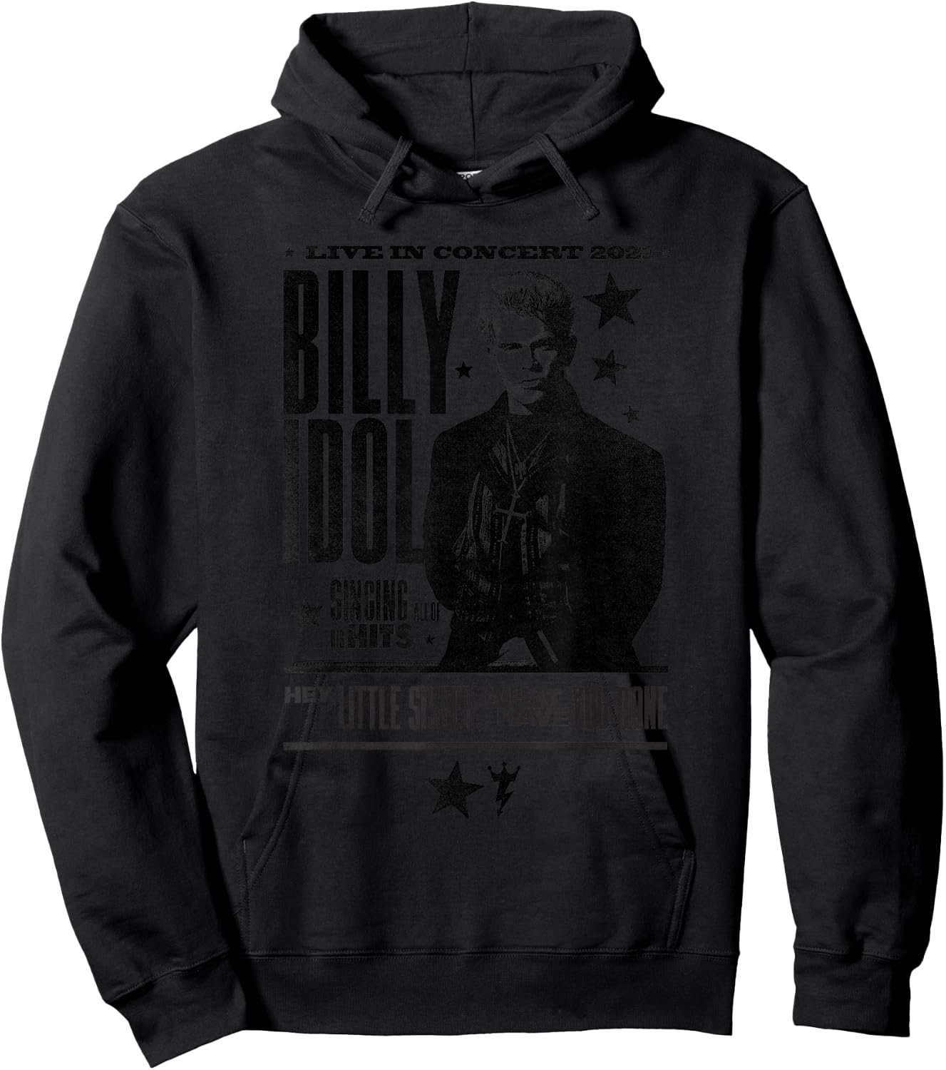 Billy Idol - Live in Concert Small Hoodie - Hoodie | Black
