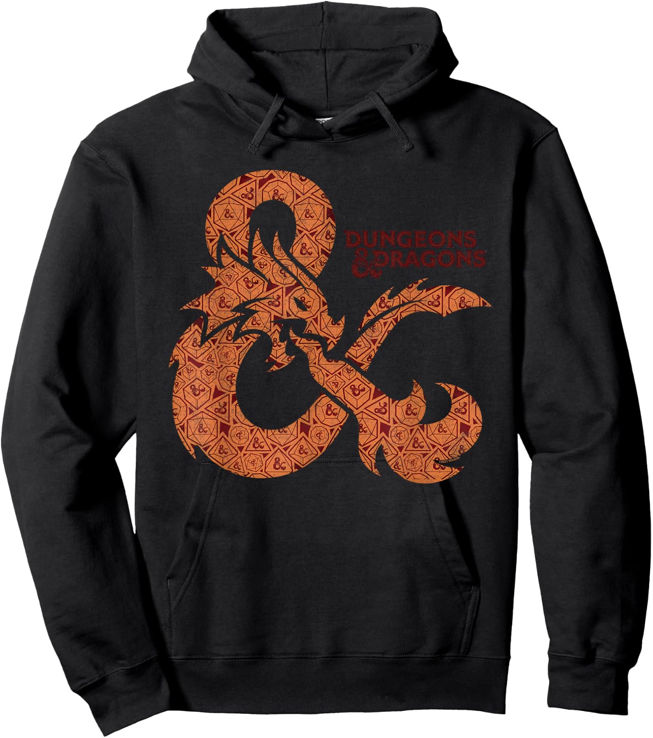 Dungeons & Dragons Ampersand Logo of Dice Hoodie - Hoodie | Black