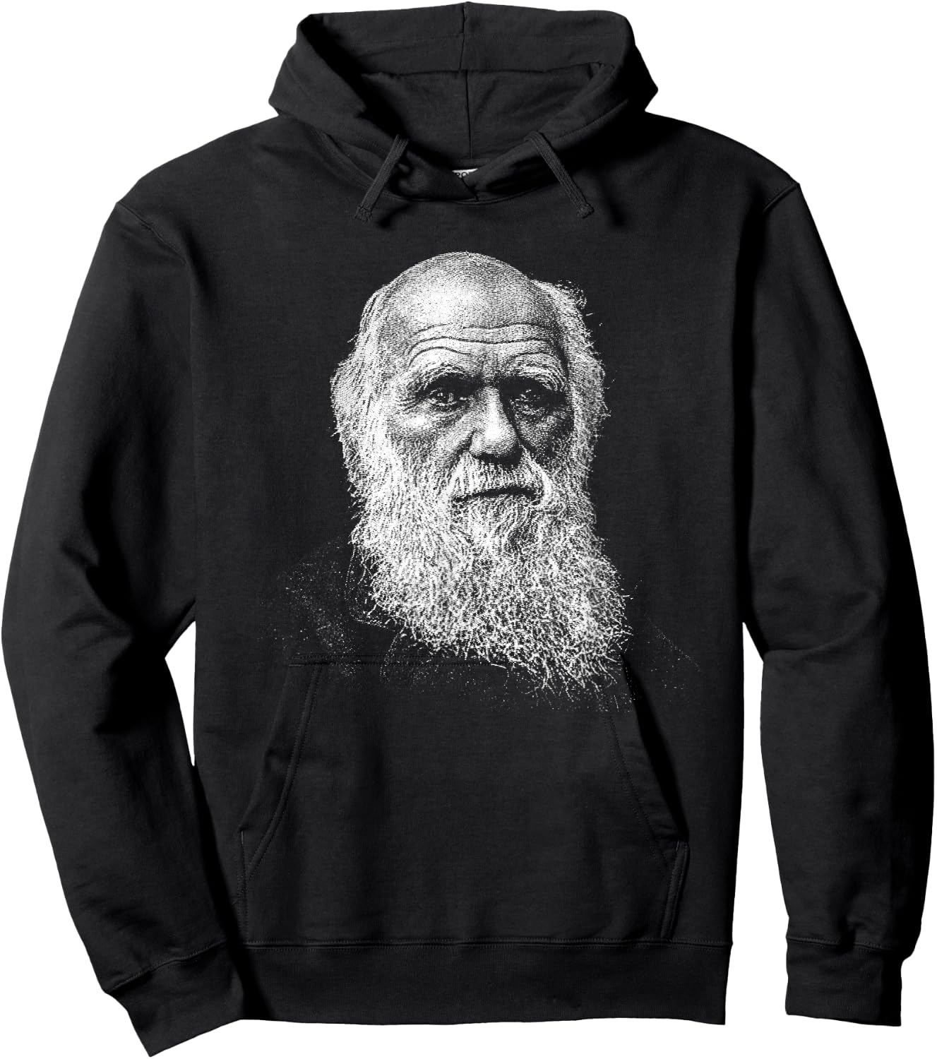 Charles Darwin portrait Hoodie - Hoodie | Black